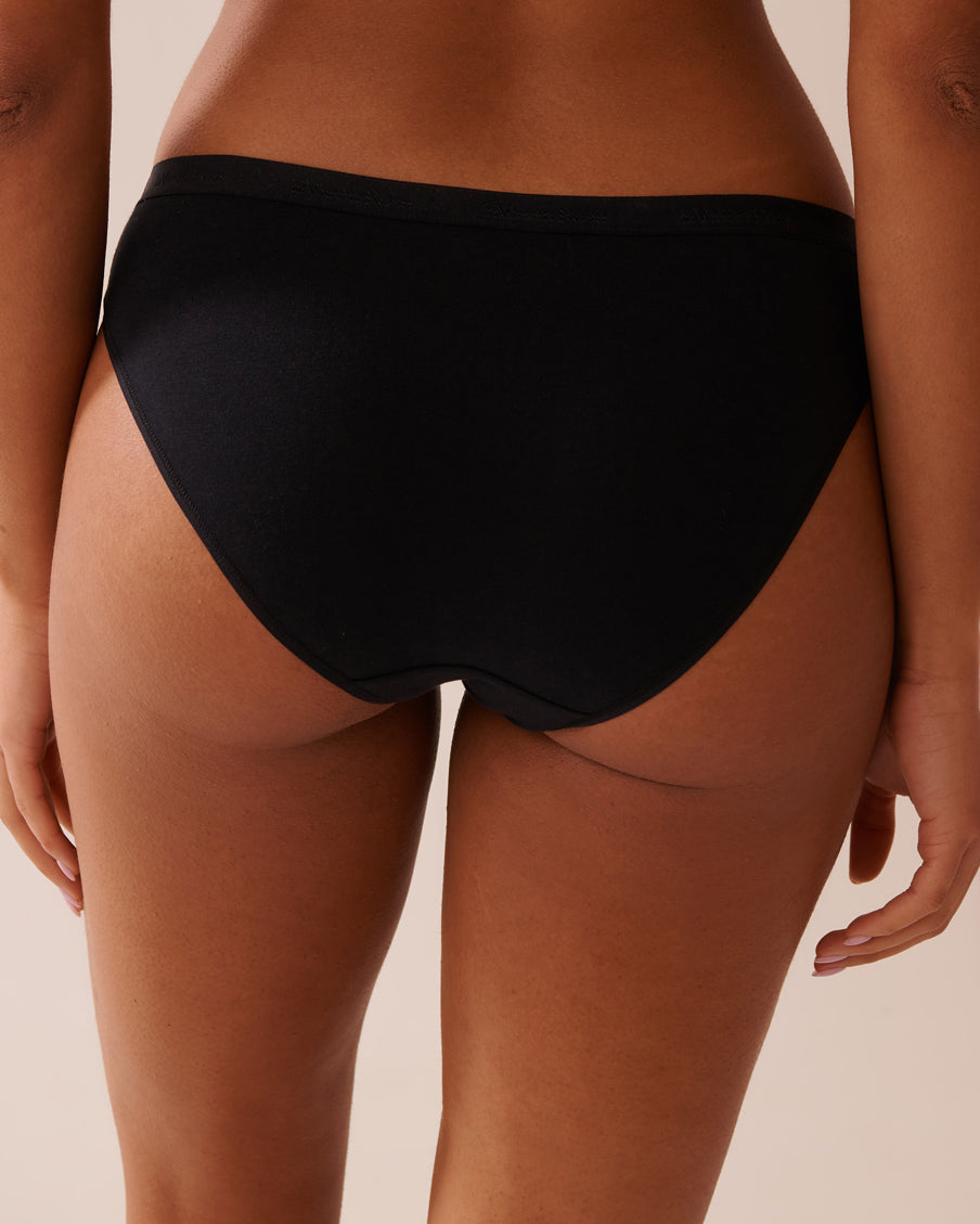 La Vie en Rose_Black Beauty_Cotton Bikini Panty_20100611_00001_02