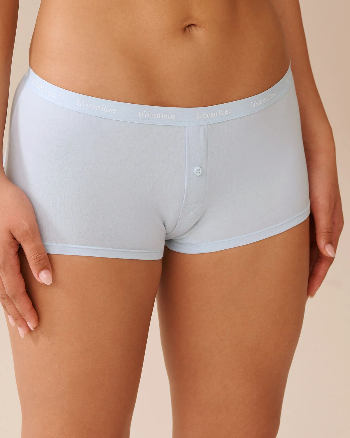 La Vie en Rose_Baby Blue_Cotton Boyleg Panty_20100644_40152_01