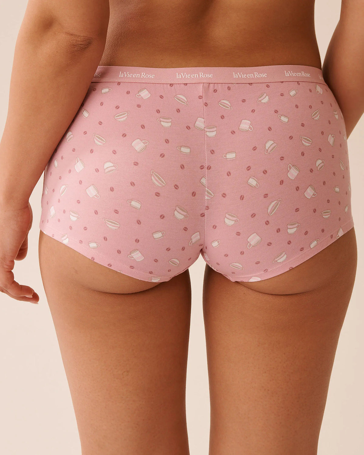 La Vie en Rose_Zephyr Coffee & Cups_Cotton Boyleg Panty_20100644_P60403_02