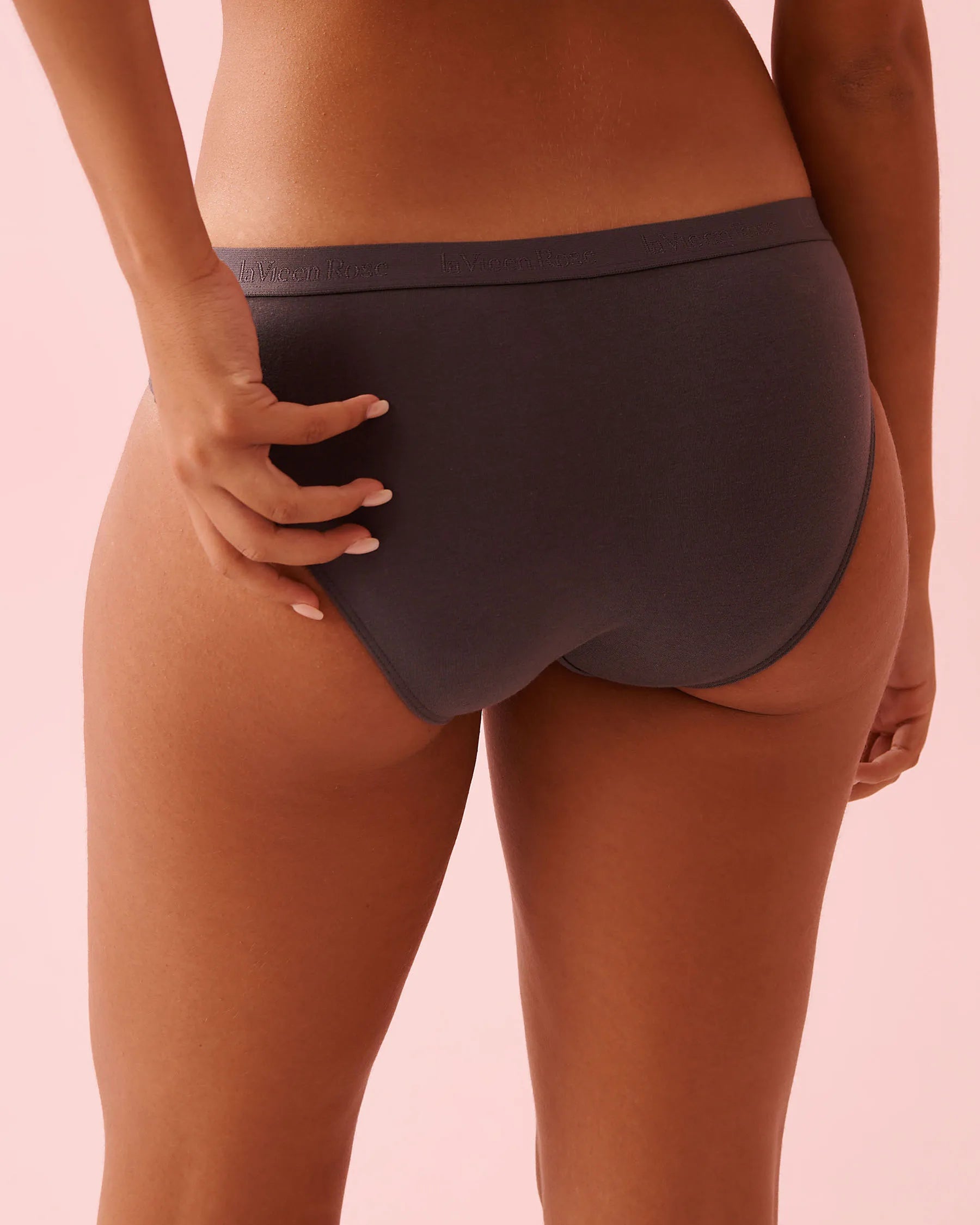 La Vie en Rose_Magnet_Cotton and Logo Elastic Band Bikini Panty_20100702_00016_02