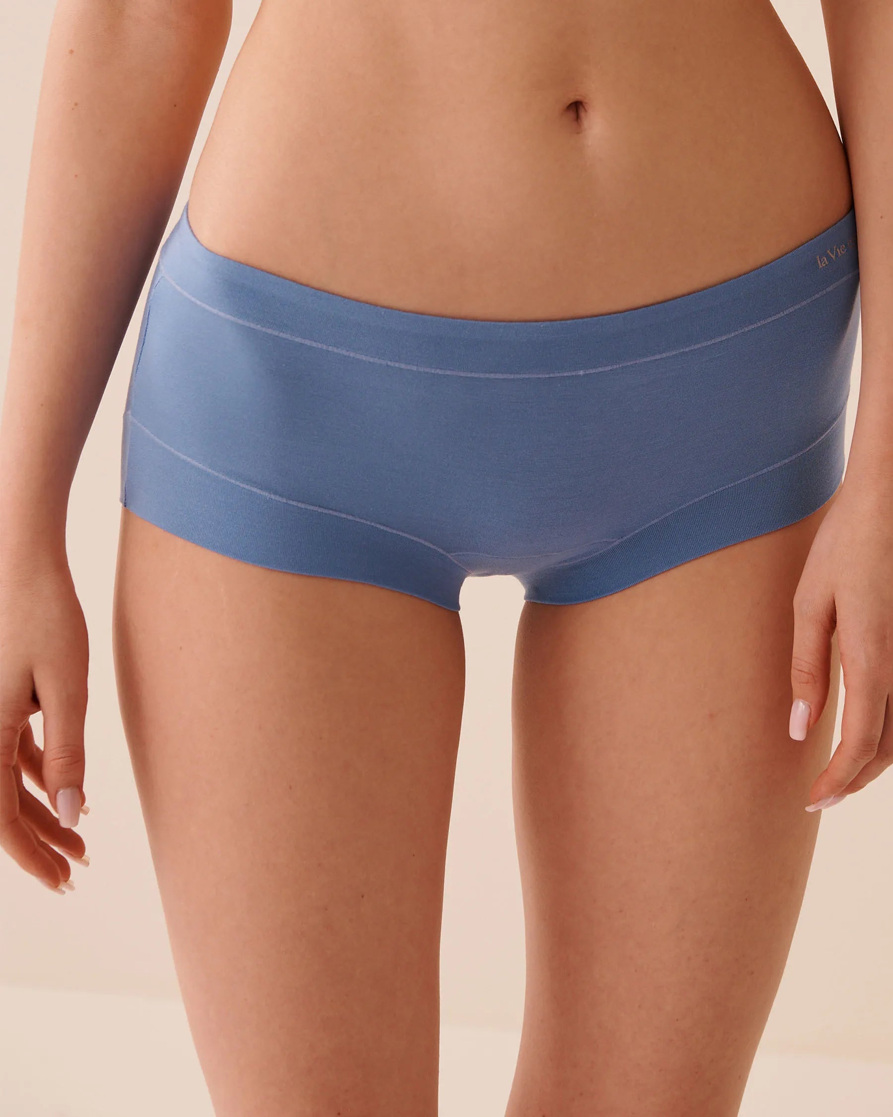 La Vie en Rose Ashleigh Blue Women Breathable Super-Soft Modal Boyleg Panty SKU: 20200787_40275 Image 01