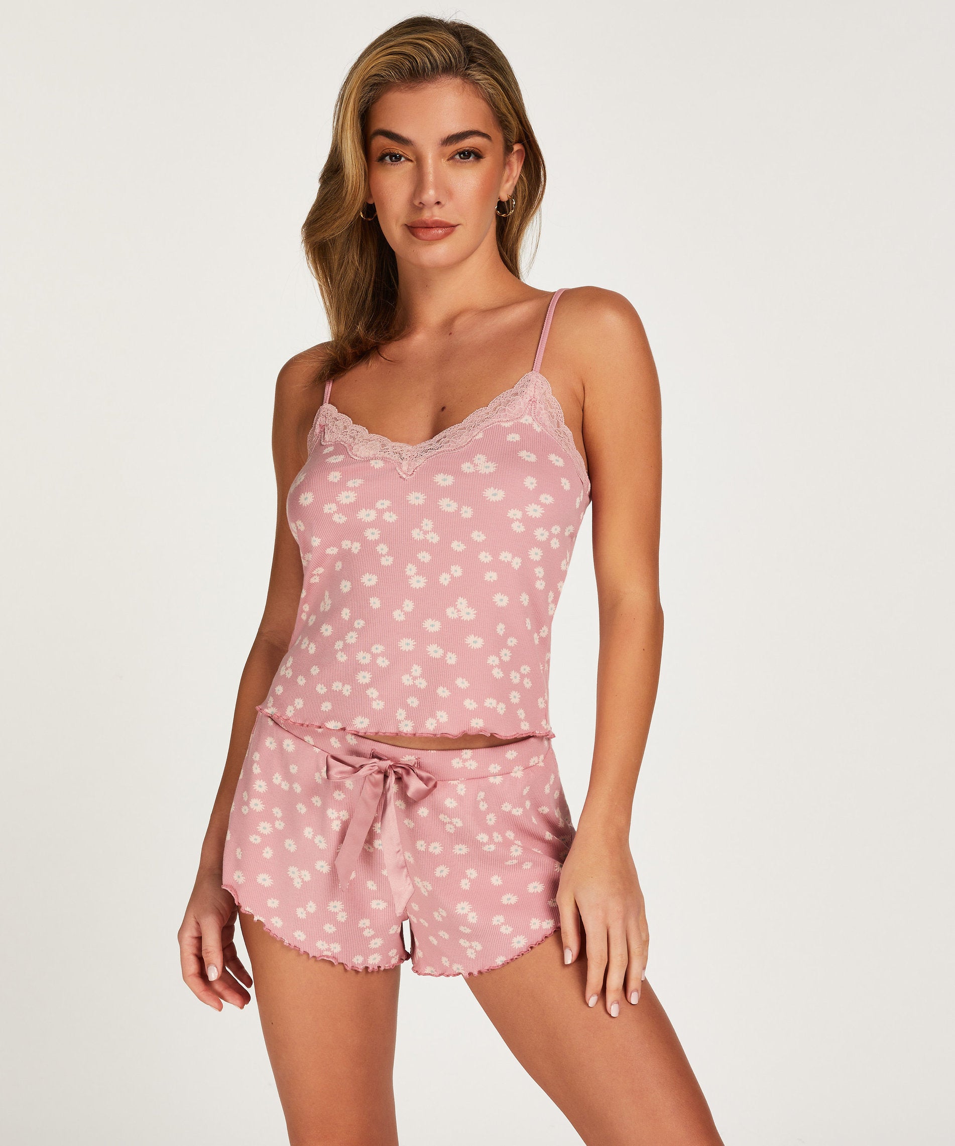 Cami Rib Lace V Neck_202341_Foxglove_03