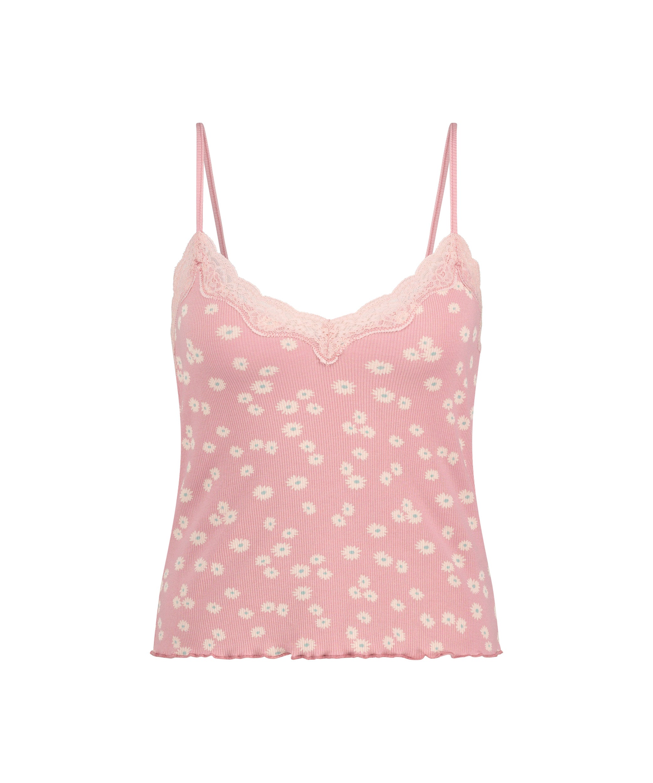 Cami Rib Lace V Neck_202341_Foxglove_05