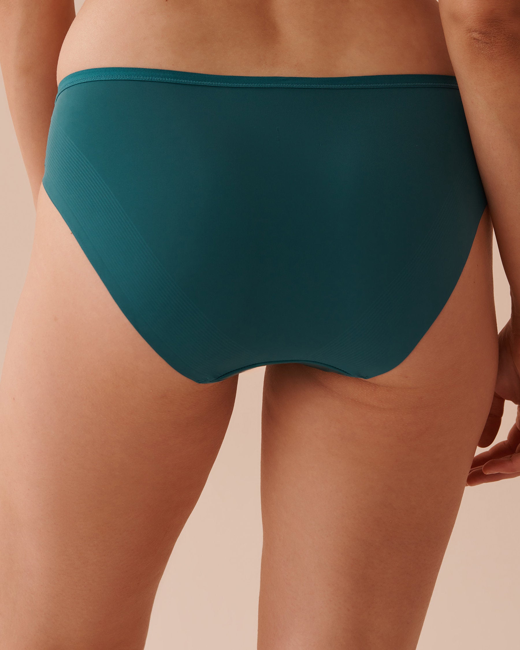 Microfiber and Mesh Sleek Back Bikini Panty_20300356_30032_02