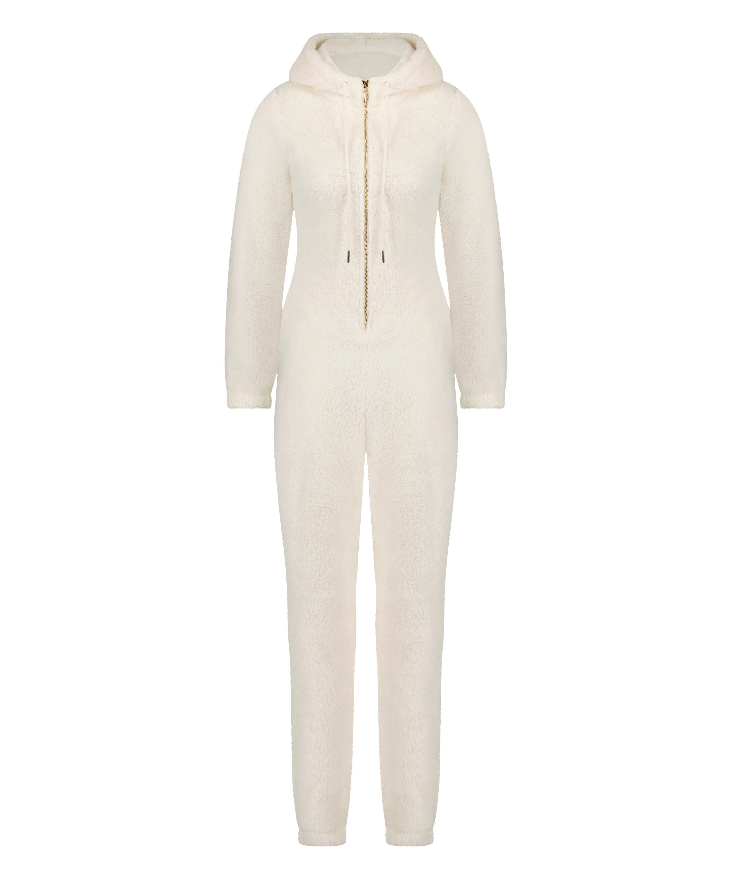 Onesie Fluffy Fleece Hood_204165_Snow White_04