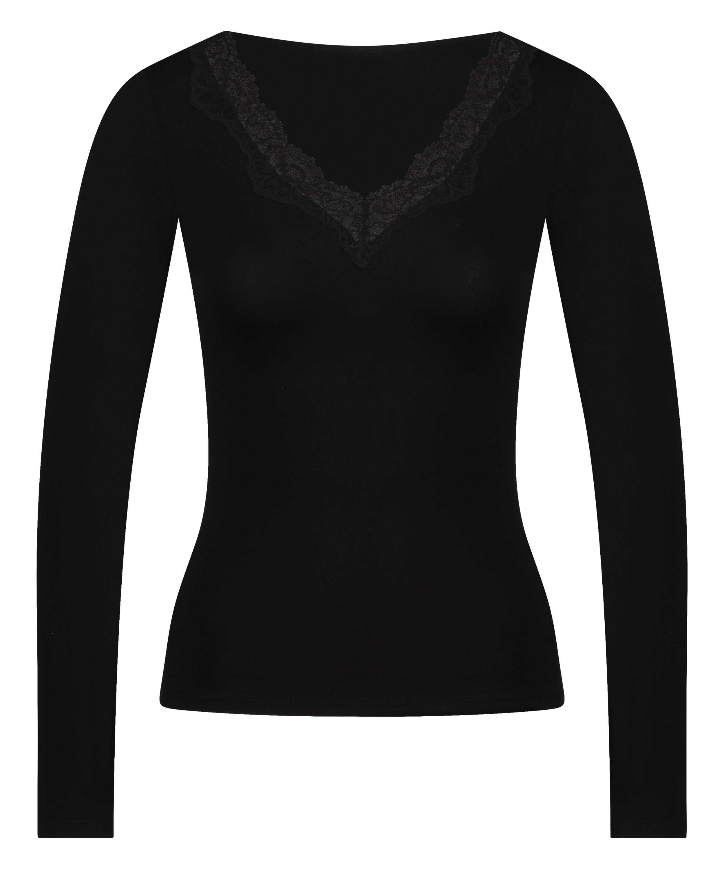 Top Long Sleeve Jersey Lace_204170_Black_05