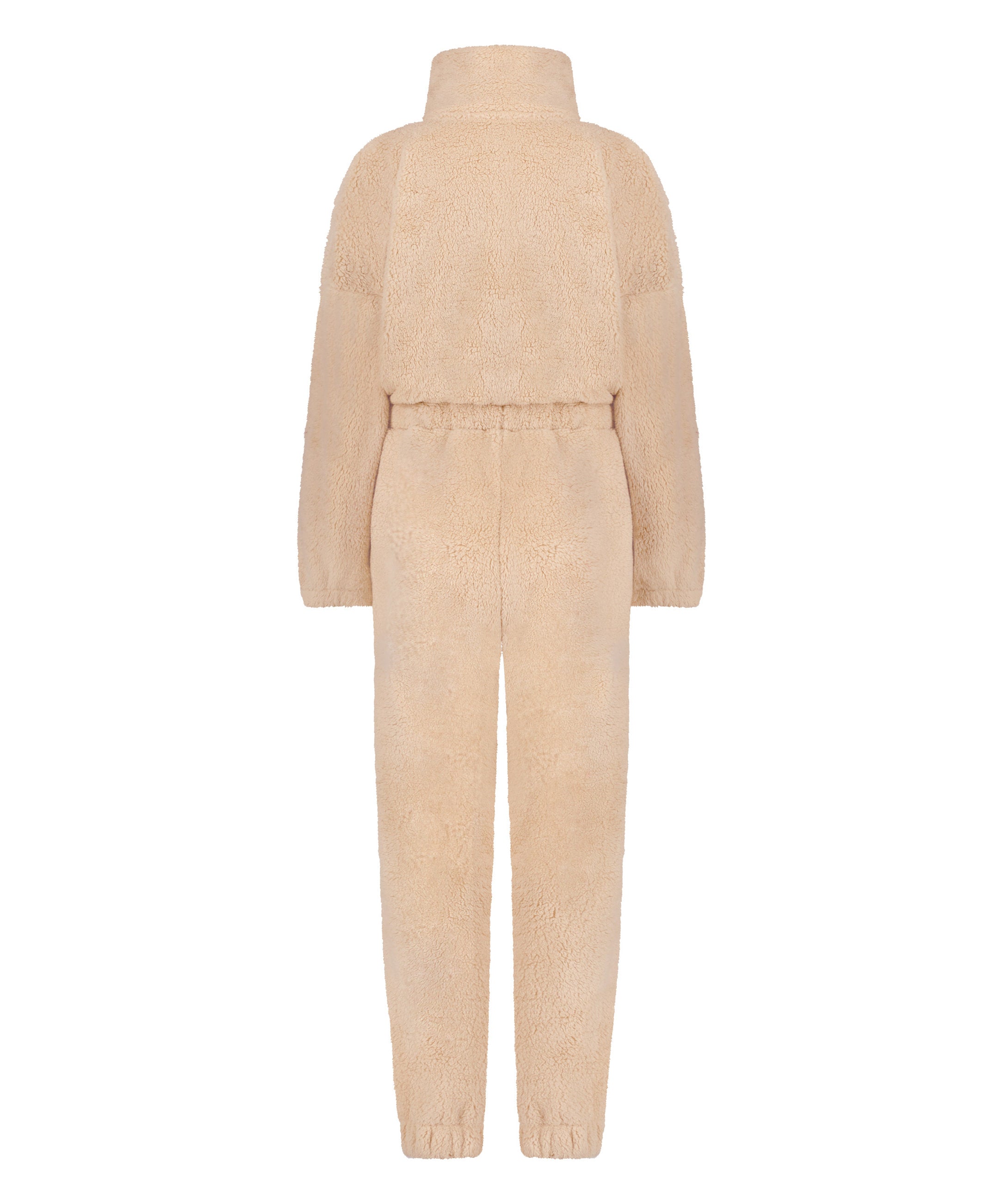 Onesie Fluffy Fleece Zip Up_204172_Sand Brown_05