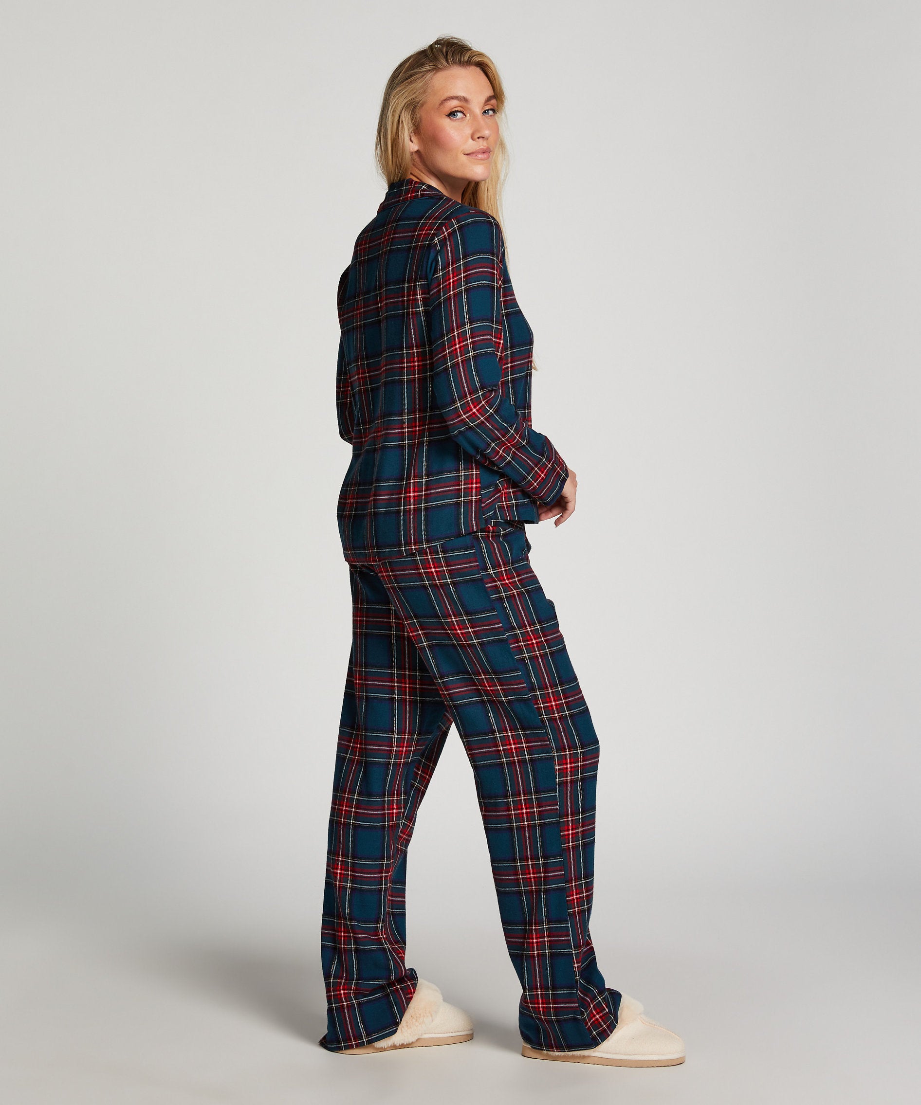 Pajama Flannel Twill Check_204184_Reflecting Pond_04
