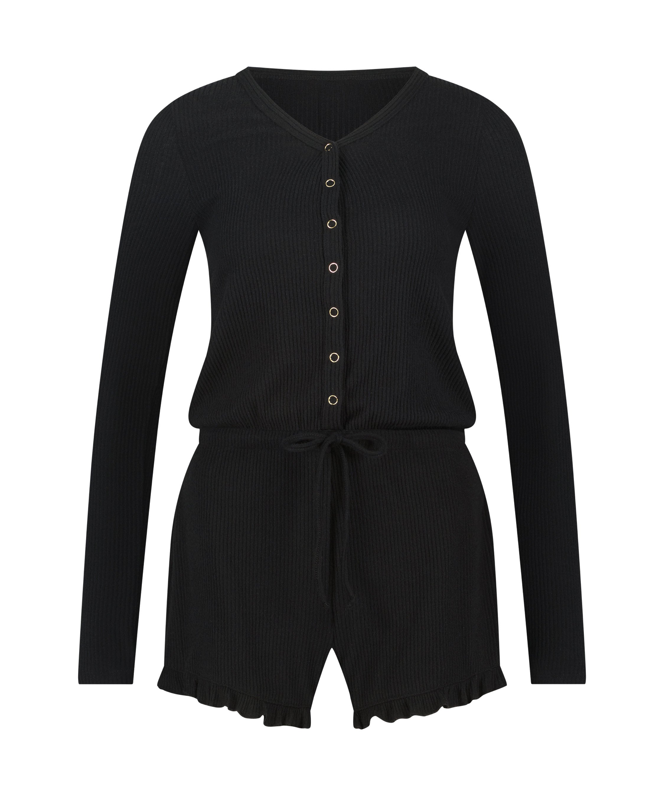 Onesie Short Brushed Rib_204194_Black_04