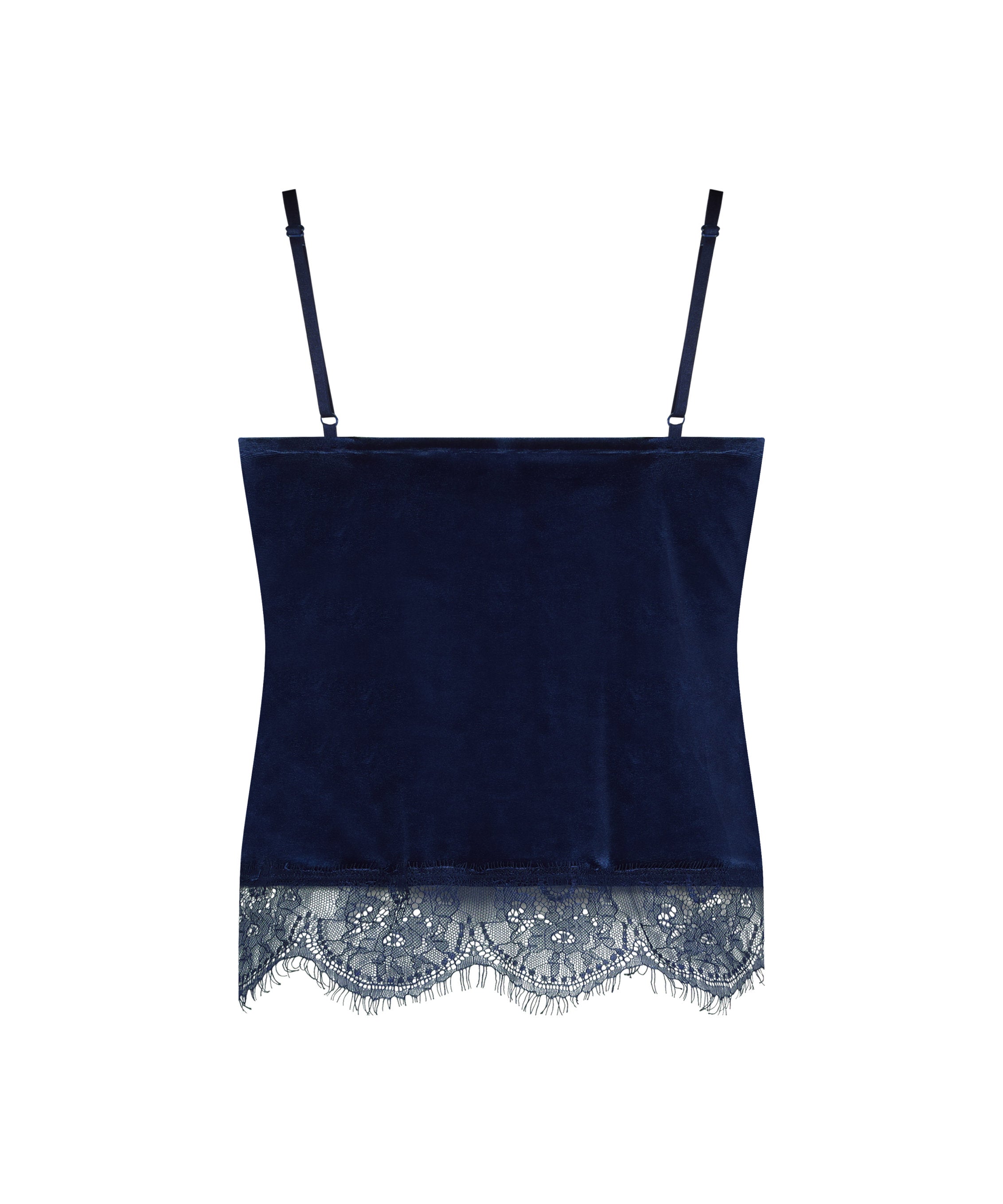 Cami Shiny Velours Lace_204220_Navy Blue_06