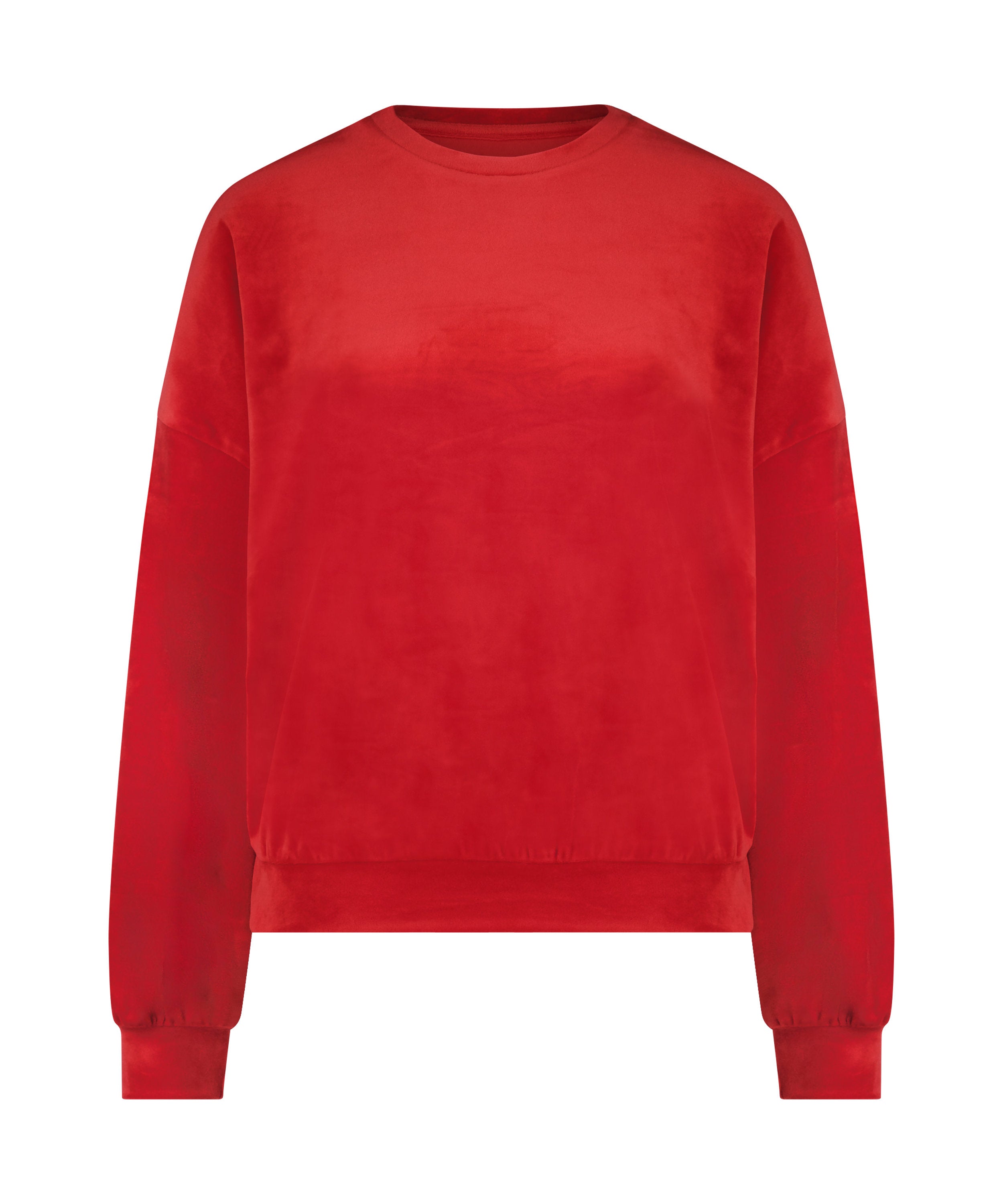 Top Long Sleeve Velours Crew_204223_Goji Berry_04