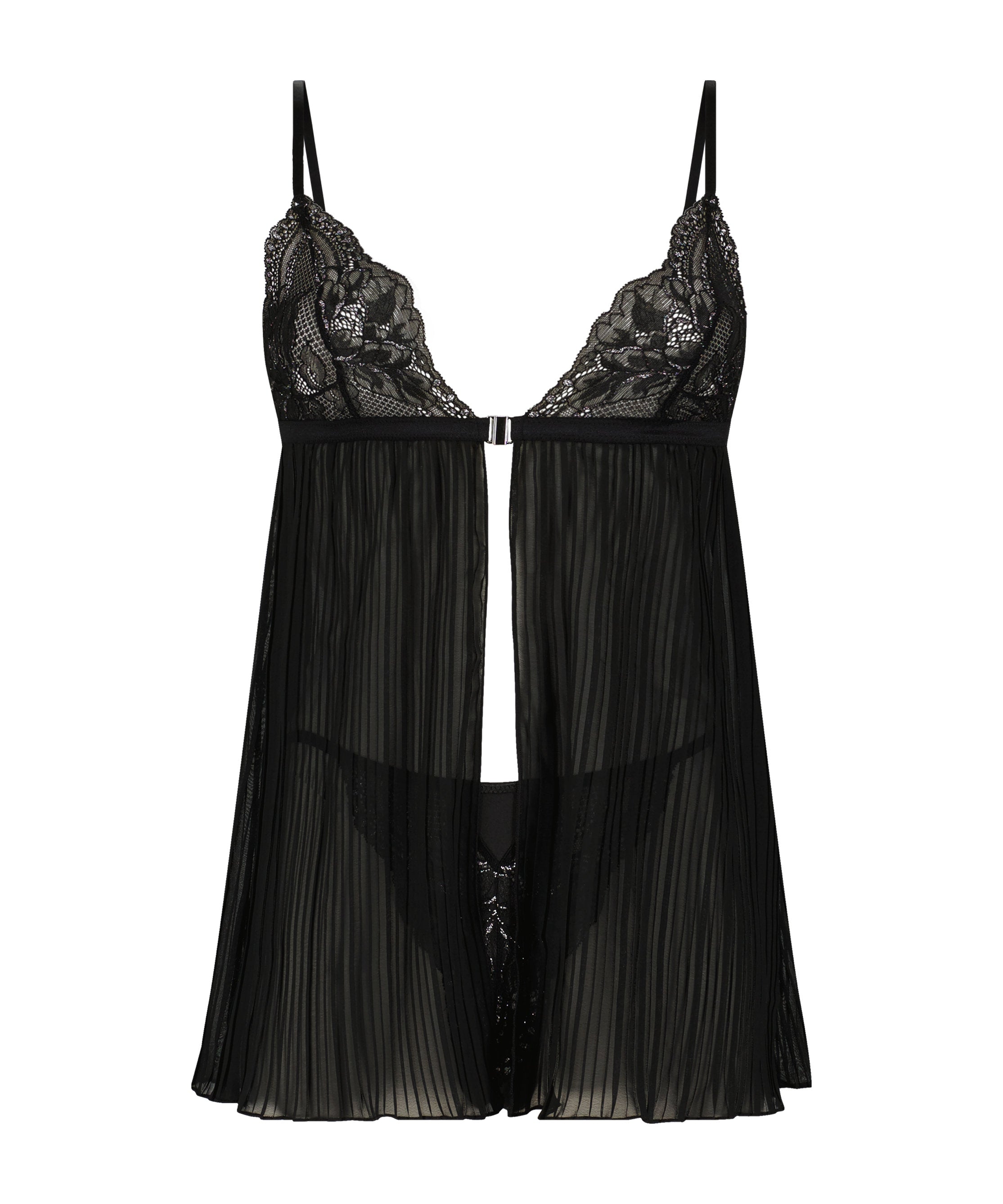 Lurex Lace Donna Babydoll_204255_Black_01