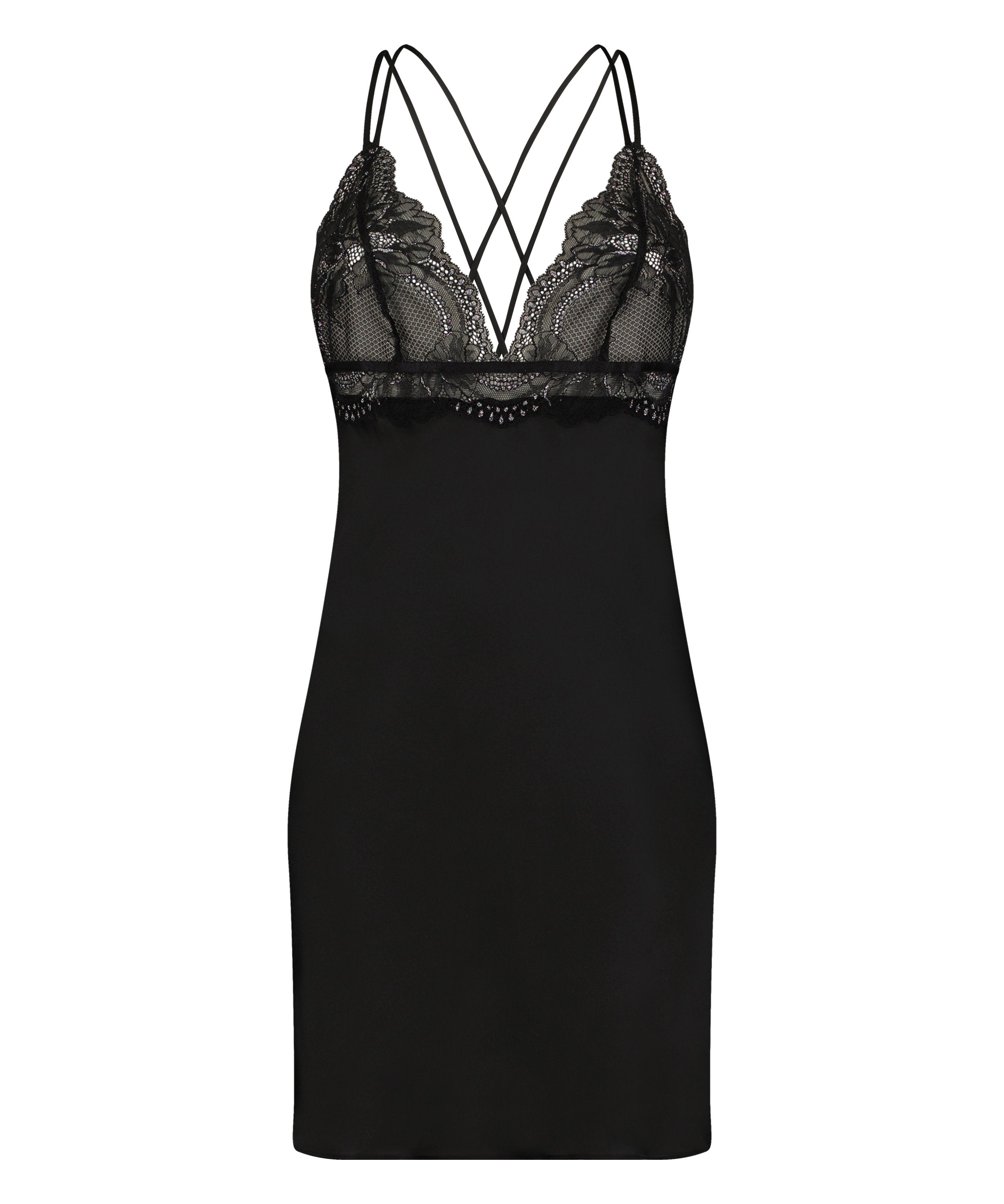 Sd Satin Lurex Lace Donna_204256_Black_01