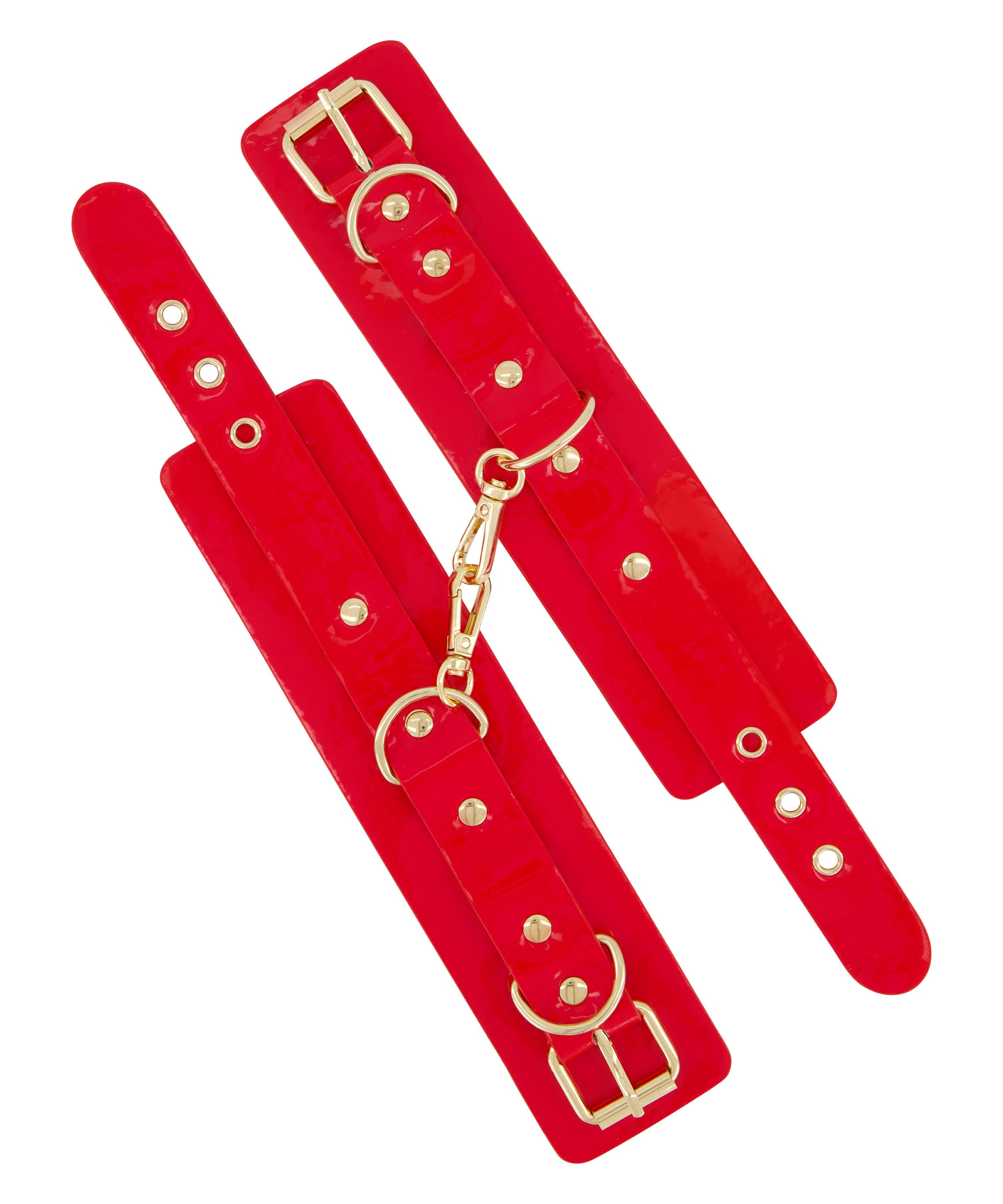 Wrist Cuffs High Gloss Pu_204304_Tango Red_02