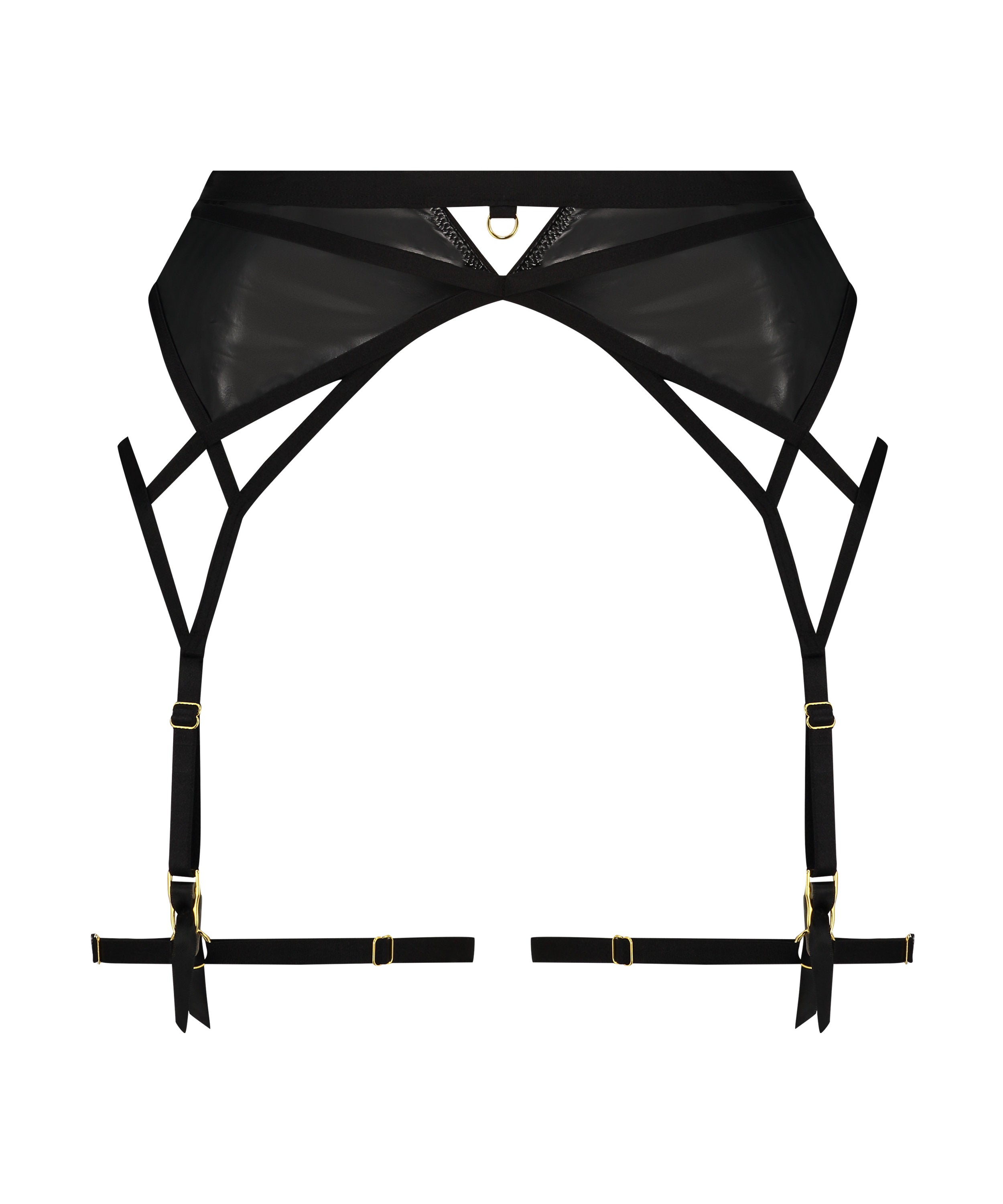 Seductress High Gloss Suspenderbelt_204315_Black_01