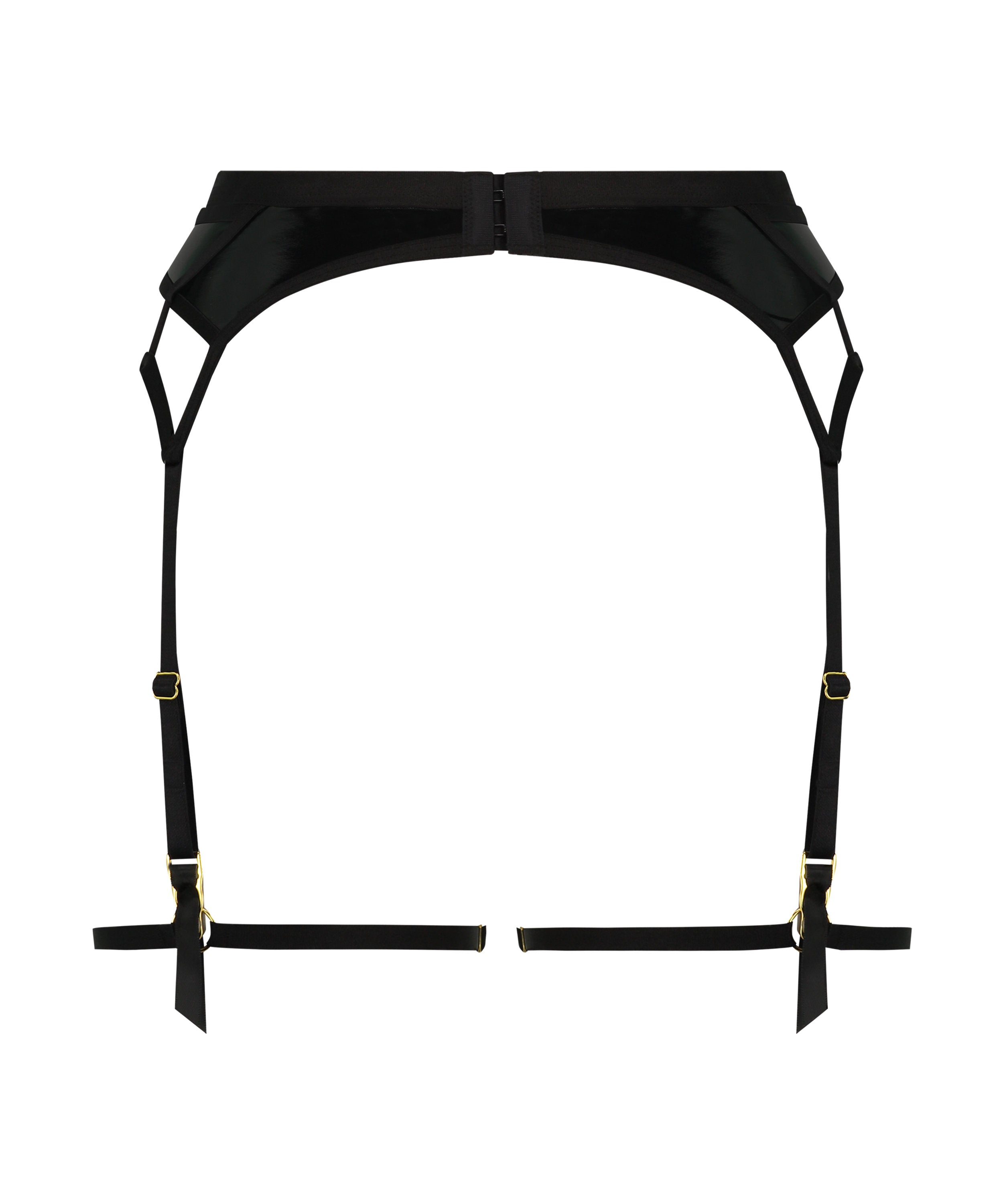 Seductress High Gloss Suspenderbelt_204315_Black_02