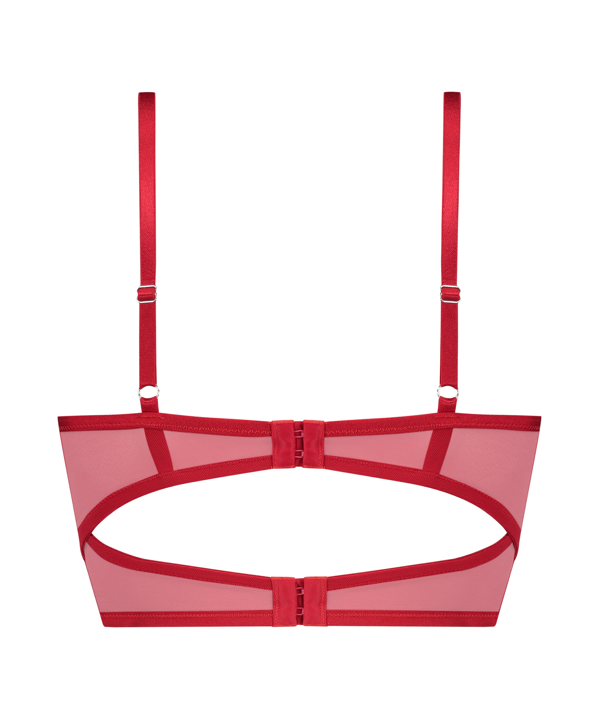 Arabella Push Up Bra In Different Cup Sizes_204593_Tango Red_02