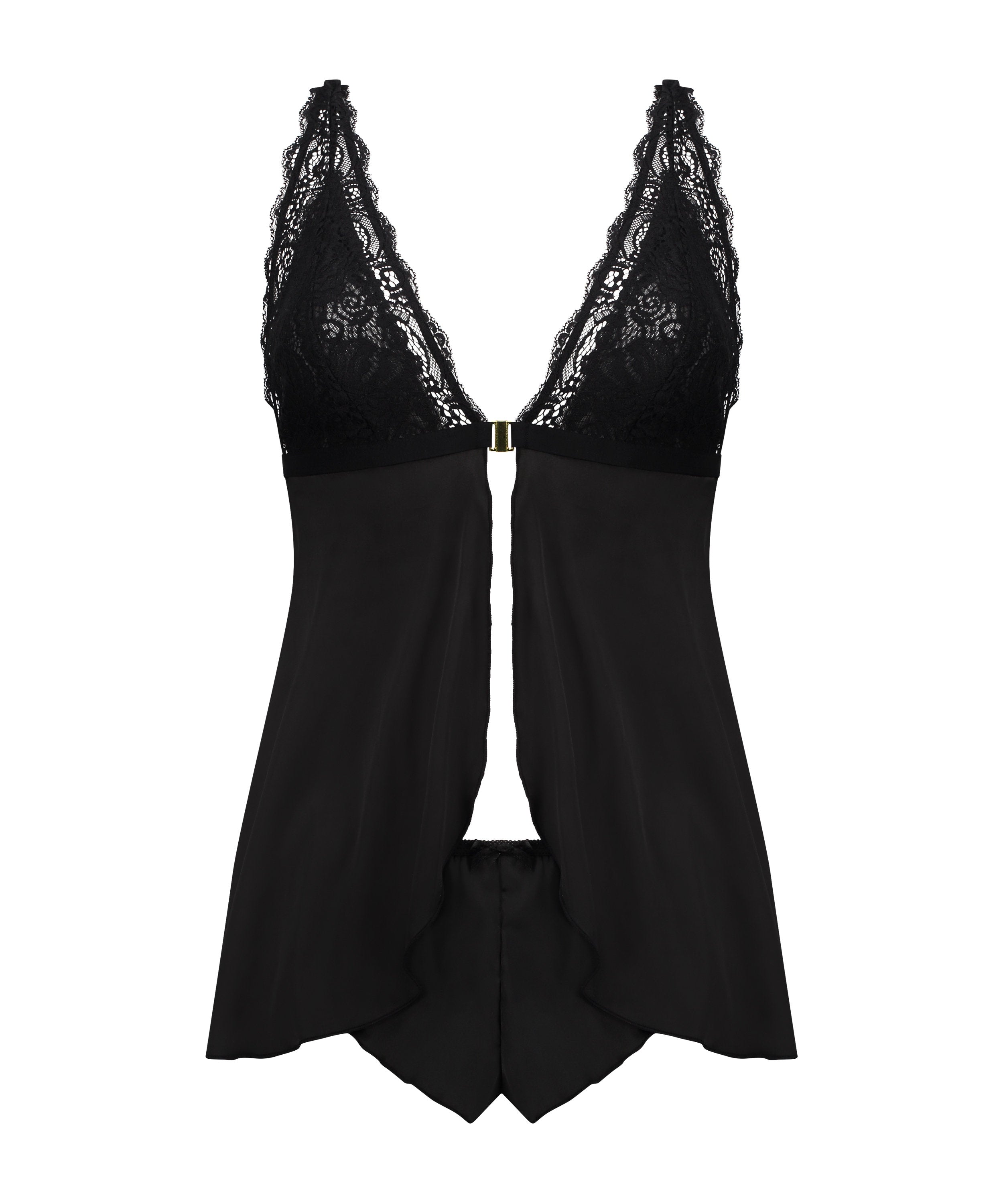 Mariah Satin Babydoll_205831_Black_01