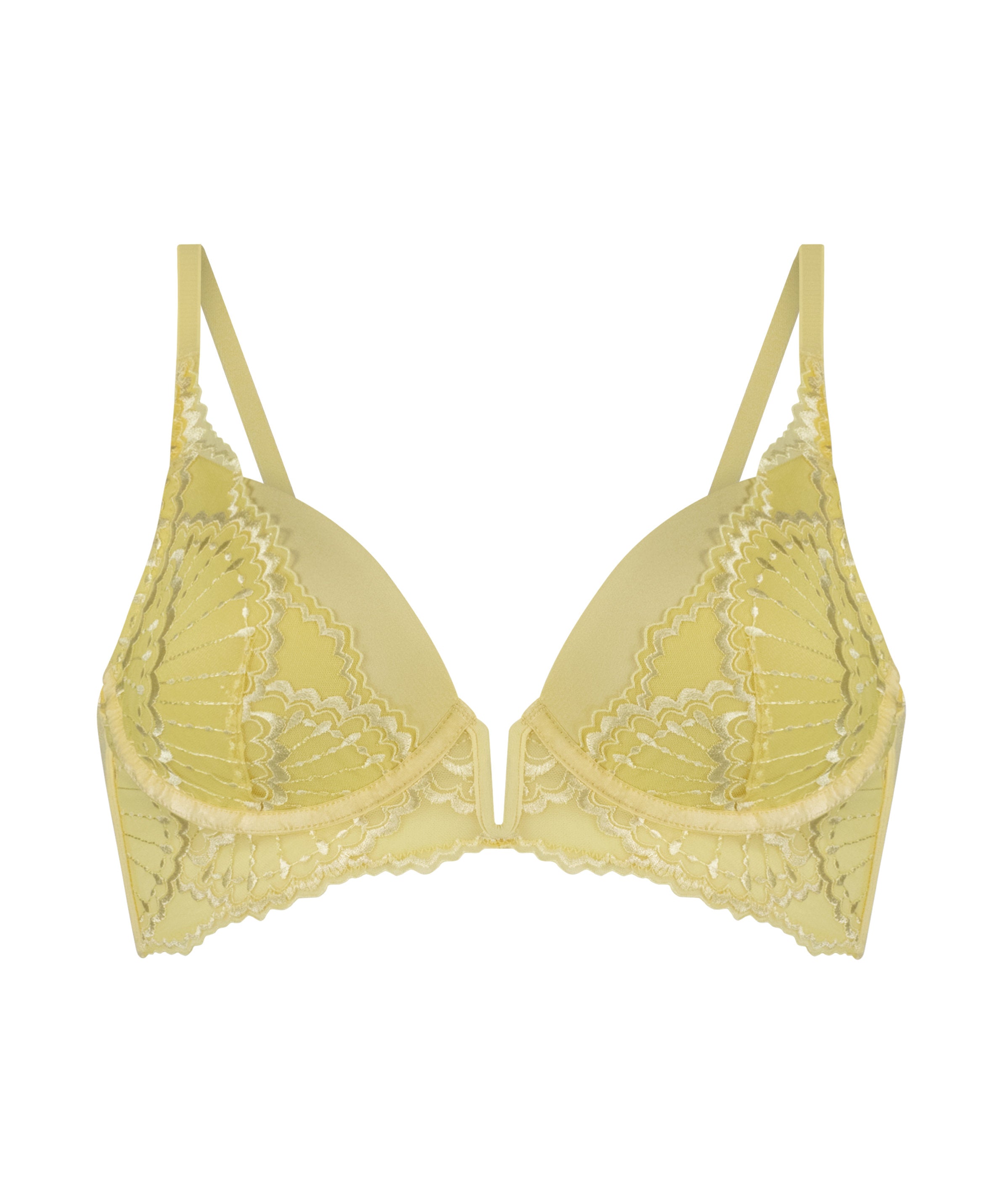 Sali Padded Underwired Longline Bra in Different Cup Sizes_206253_French Vanilla_01