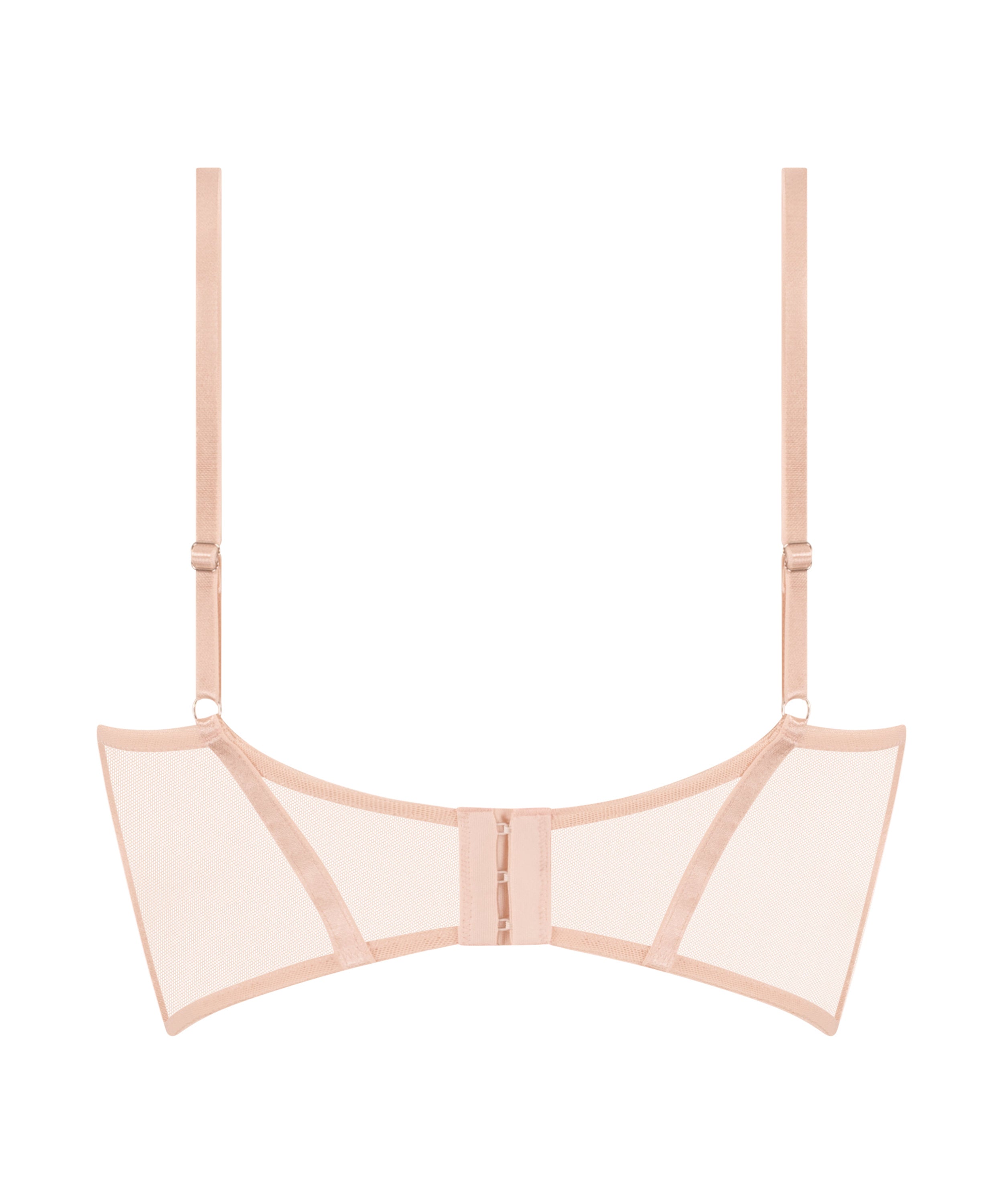 Jade Non Padded Underwired Longline Bra in Different Cup Sizes_206254_Pearl Blush_02