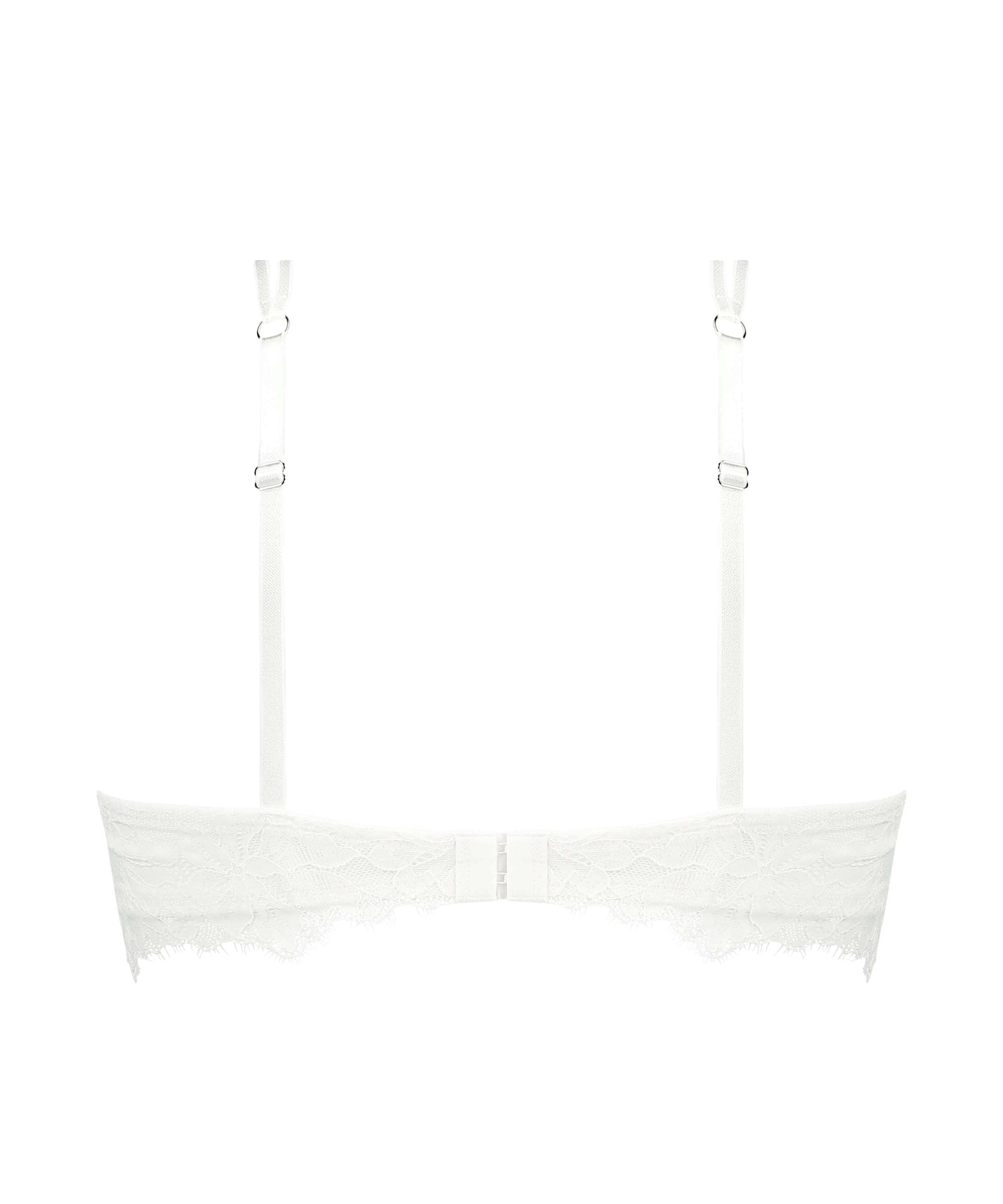 Isabella Non-Padded Underwired Longline Bra in Different Cup Sizes_206356_Snow White_02