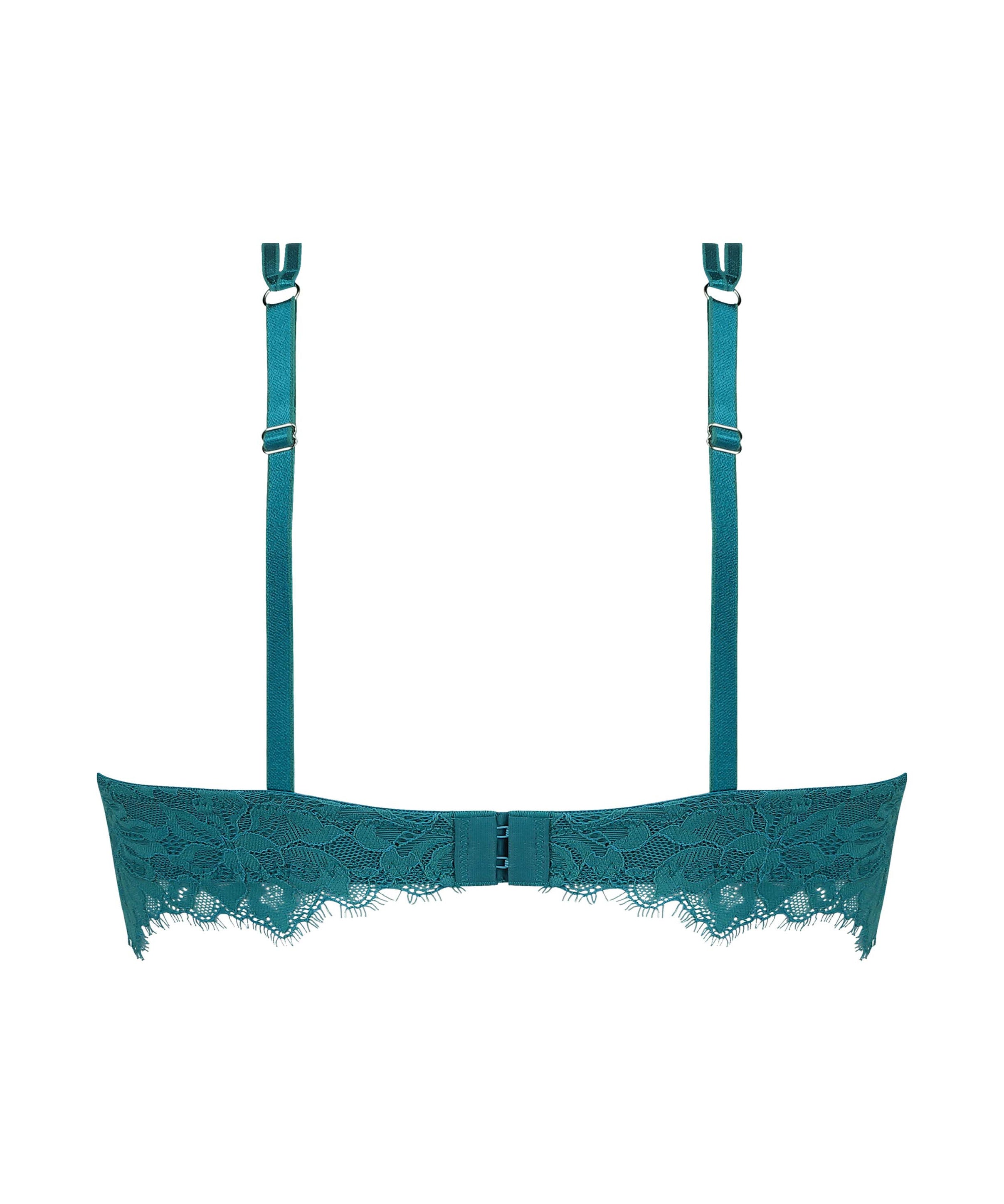 Isabella Non-Padded Underwired Longline Bra in Different Cup Sizes_206357_Deep Lake_02
