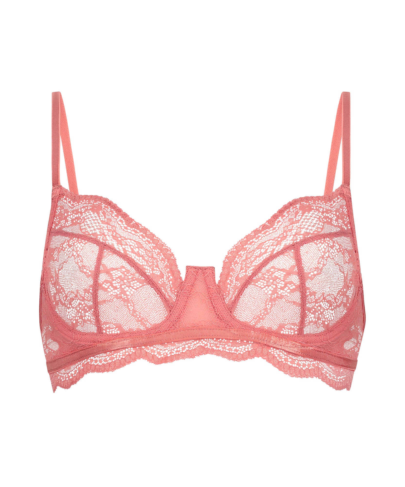 Isabelle Non-Padded Underwired Bra in Different Cup Sizes_206363_Tea Rose_01