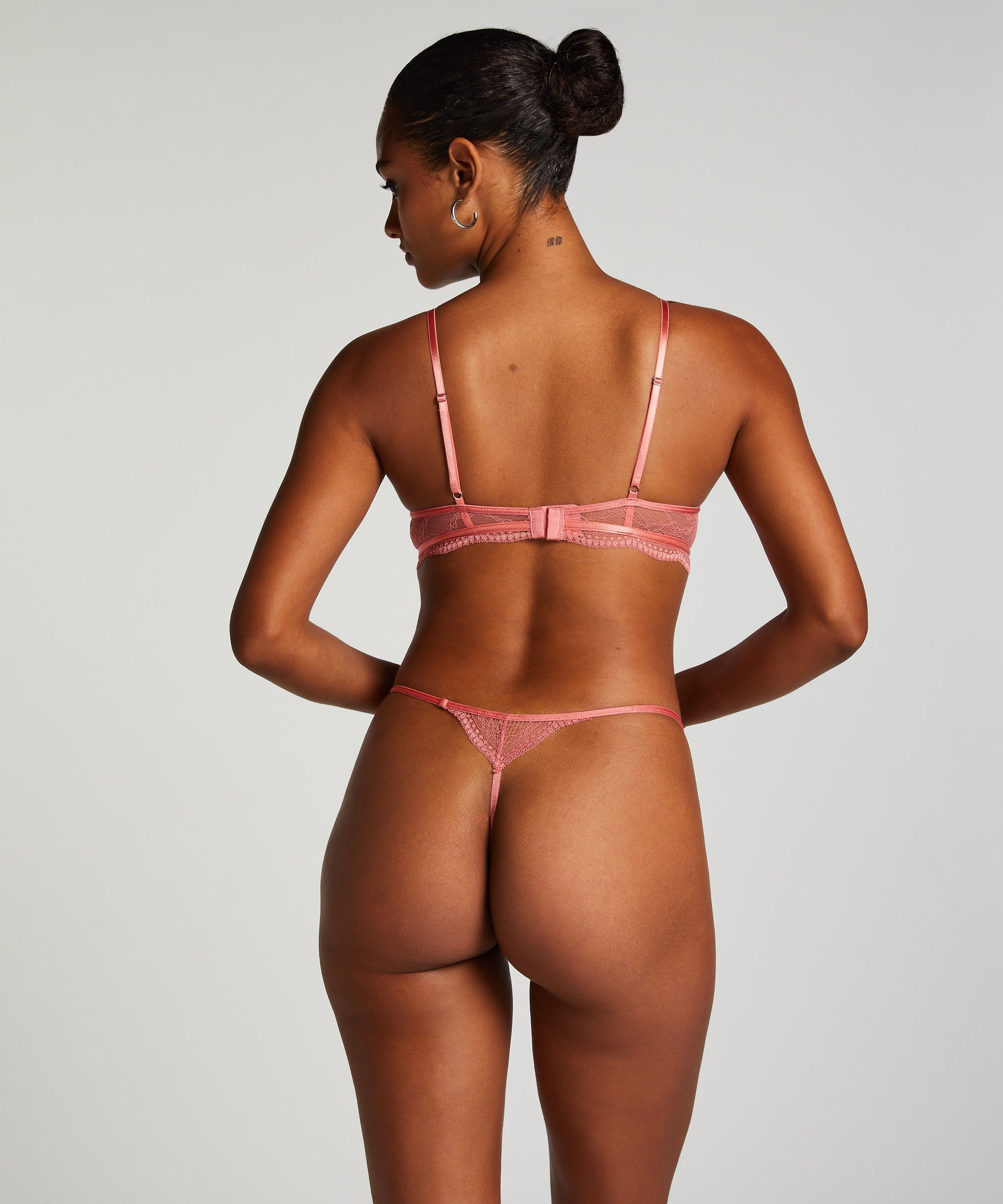 Isabelle Non-Padded Underwired Bra in Different Cup Sizes_206363_Tea Rose_06
