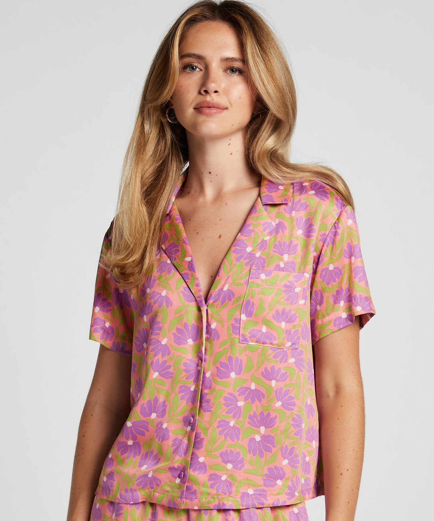 Pyjama Top_206482_Flamingo Pink_01
