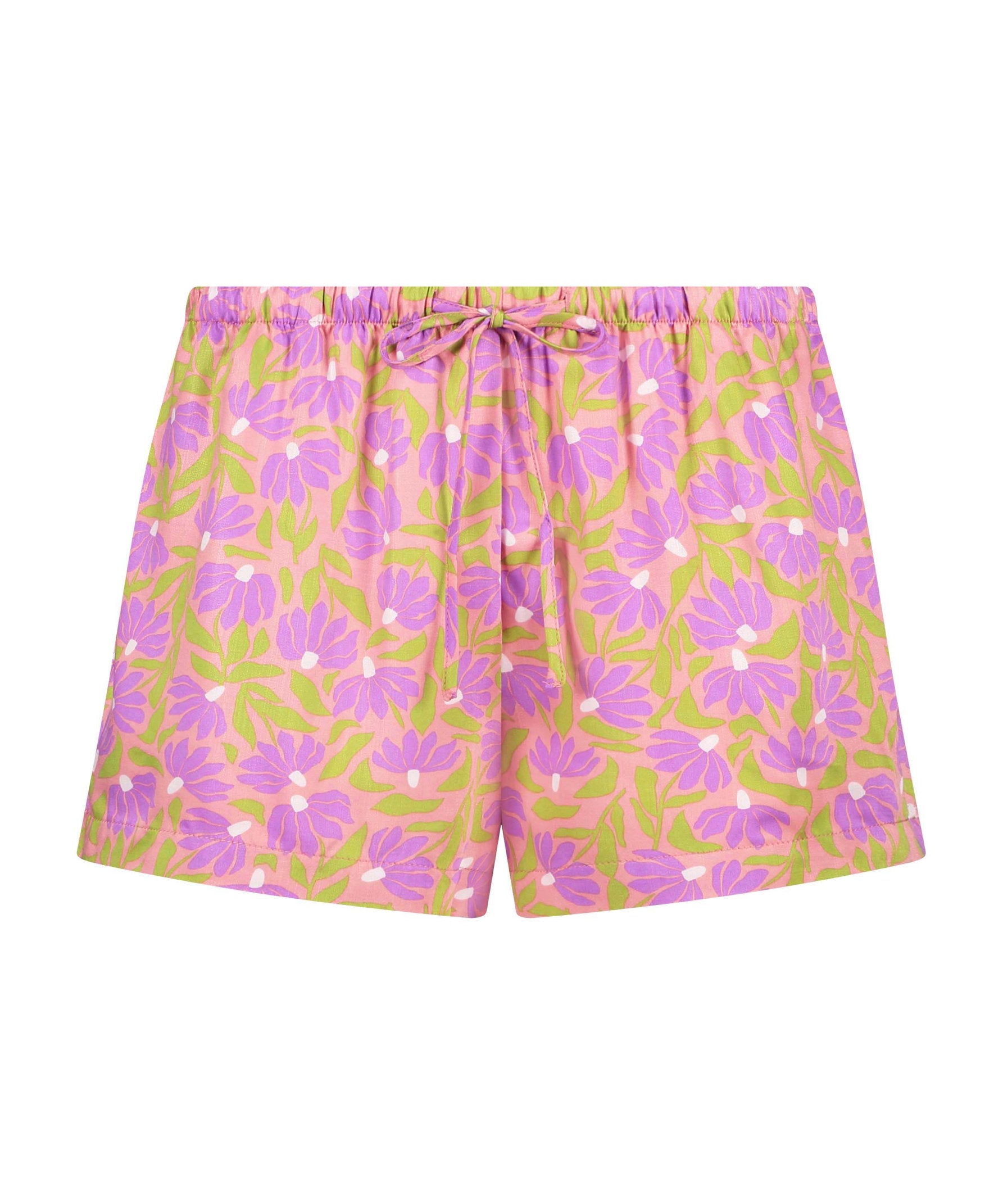 Satin Pyjama Shorts_206483_Flamingo Pink_04