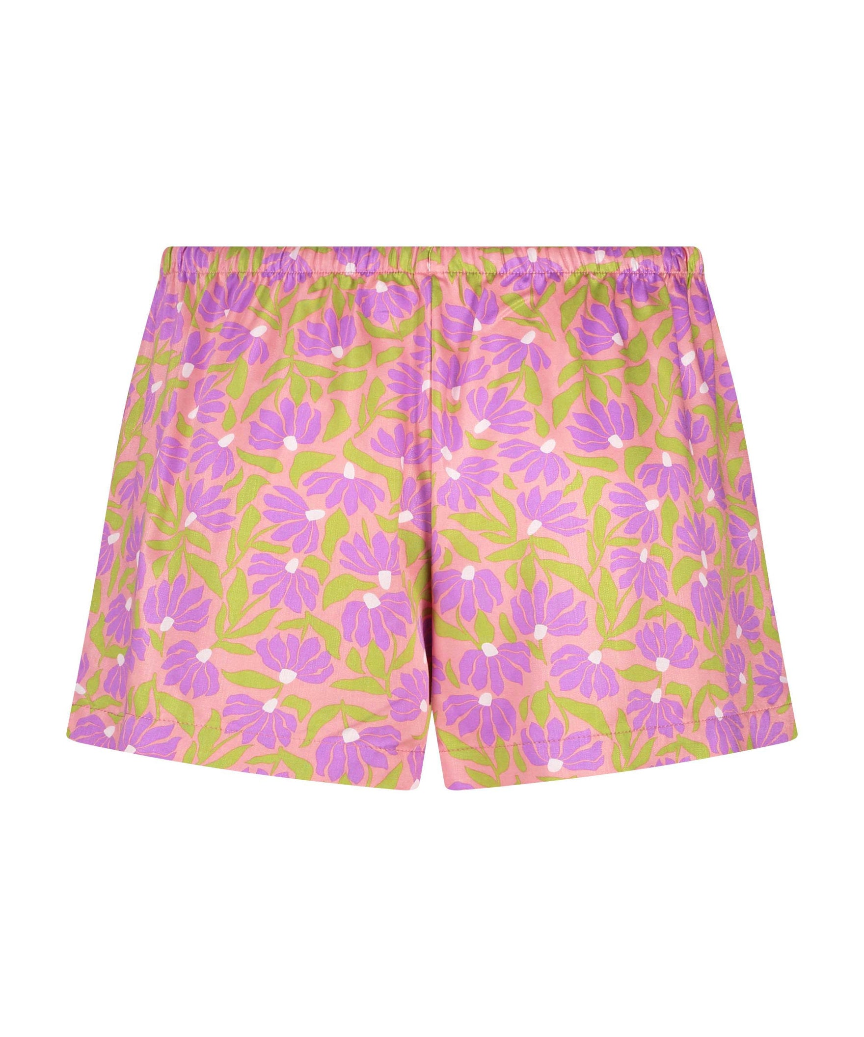 Satin Pyjama Shorts_206483_Flamingo Pink_05