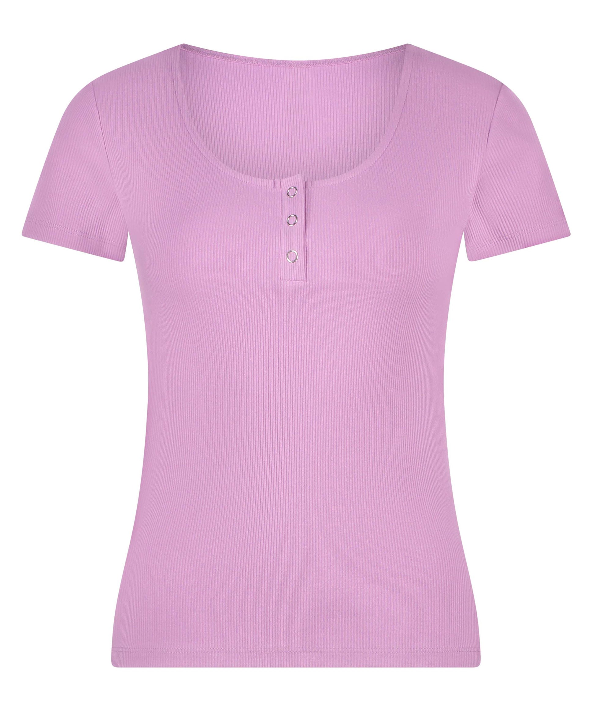 Henley Short Sleeved Top_206488_Lavender Mist_05