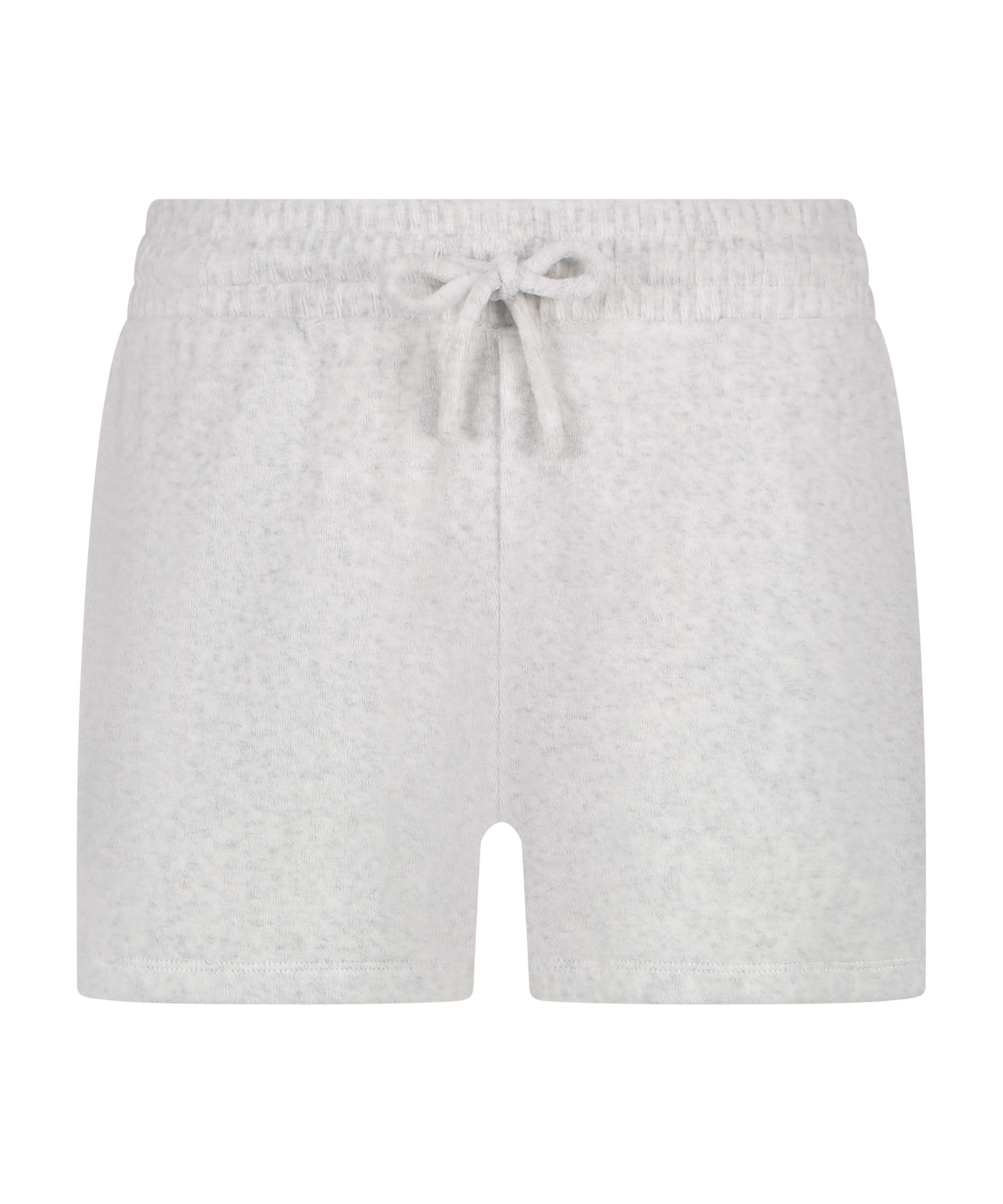 Velvet Pocket Shorts_206496_Light Grey Melange_04