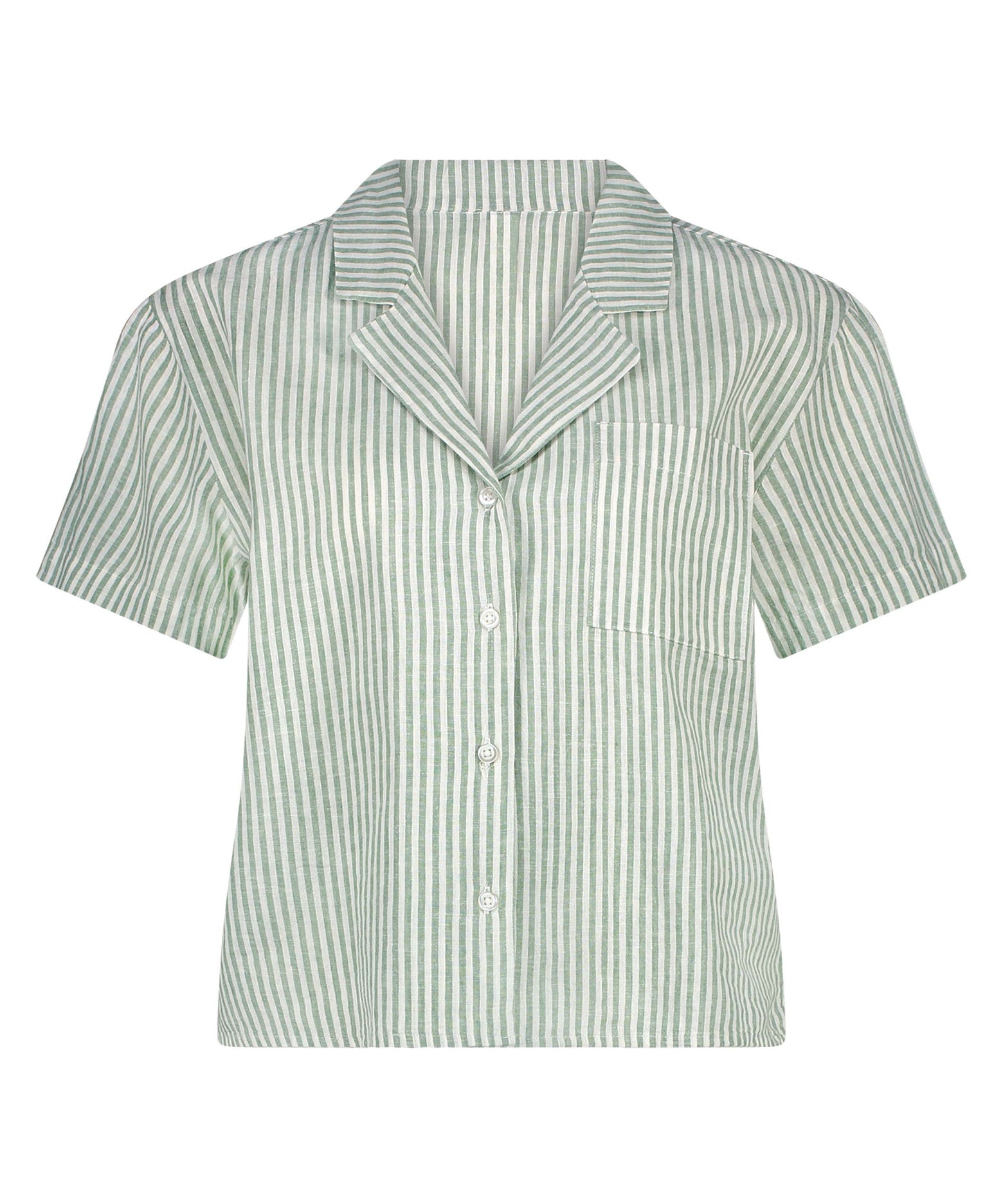 Linen Pyjama Top_206530_Ponderosa Pine_05