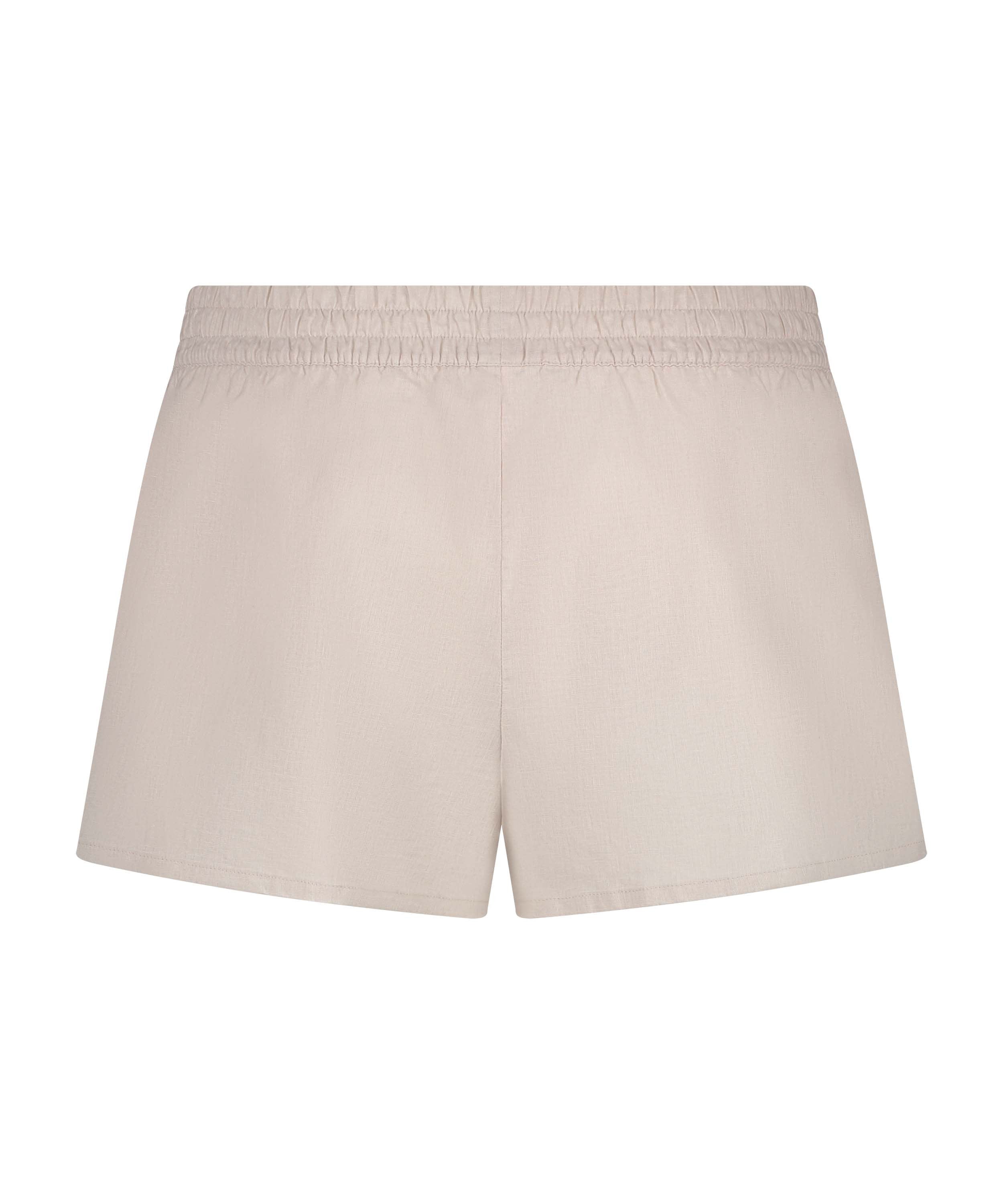 Linen Pyjama Shorts_206533_Almond Peach_05