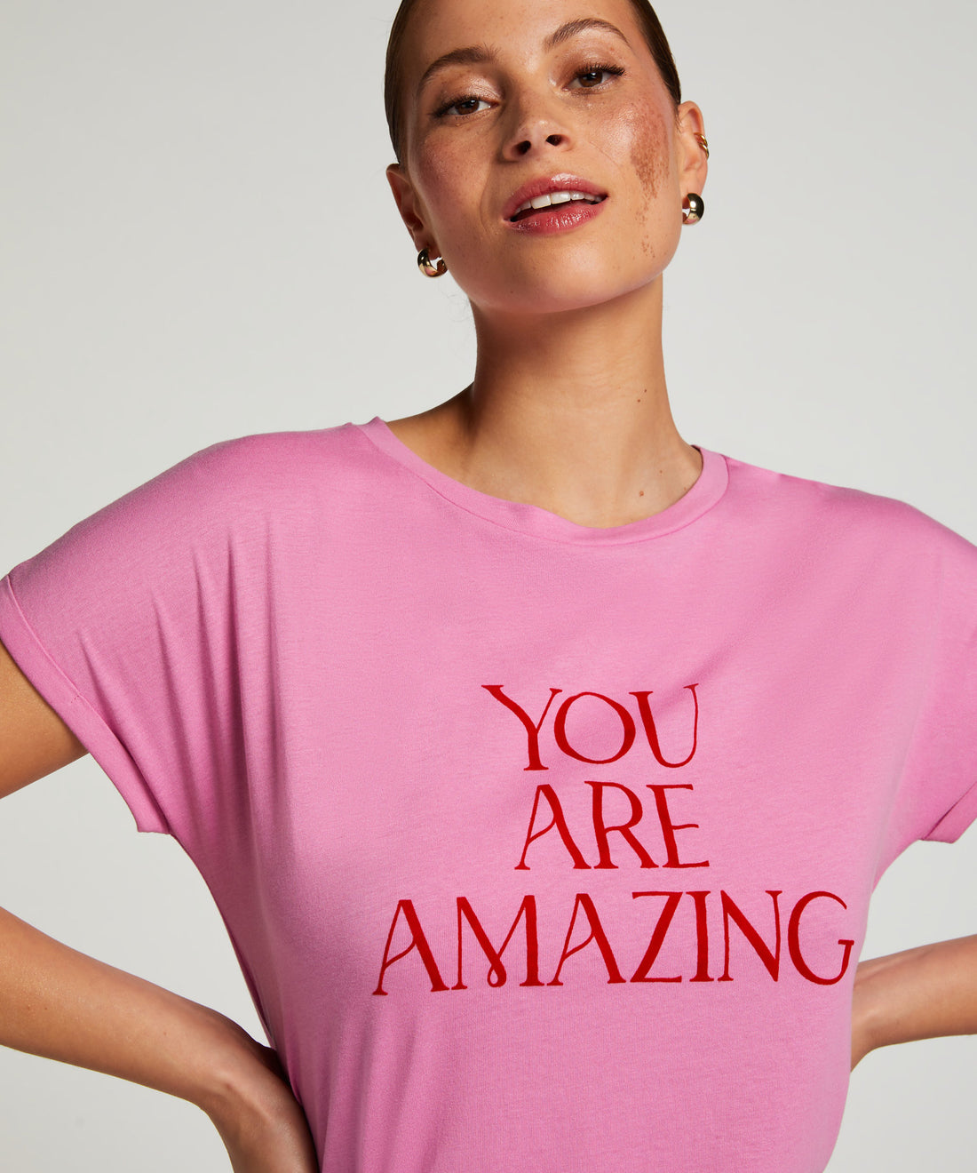 Round Neck Nightshirt_206556_Opera Mauve_02