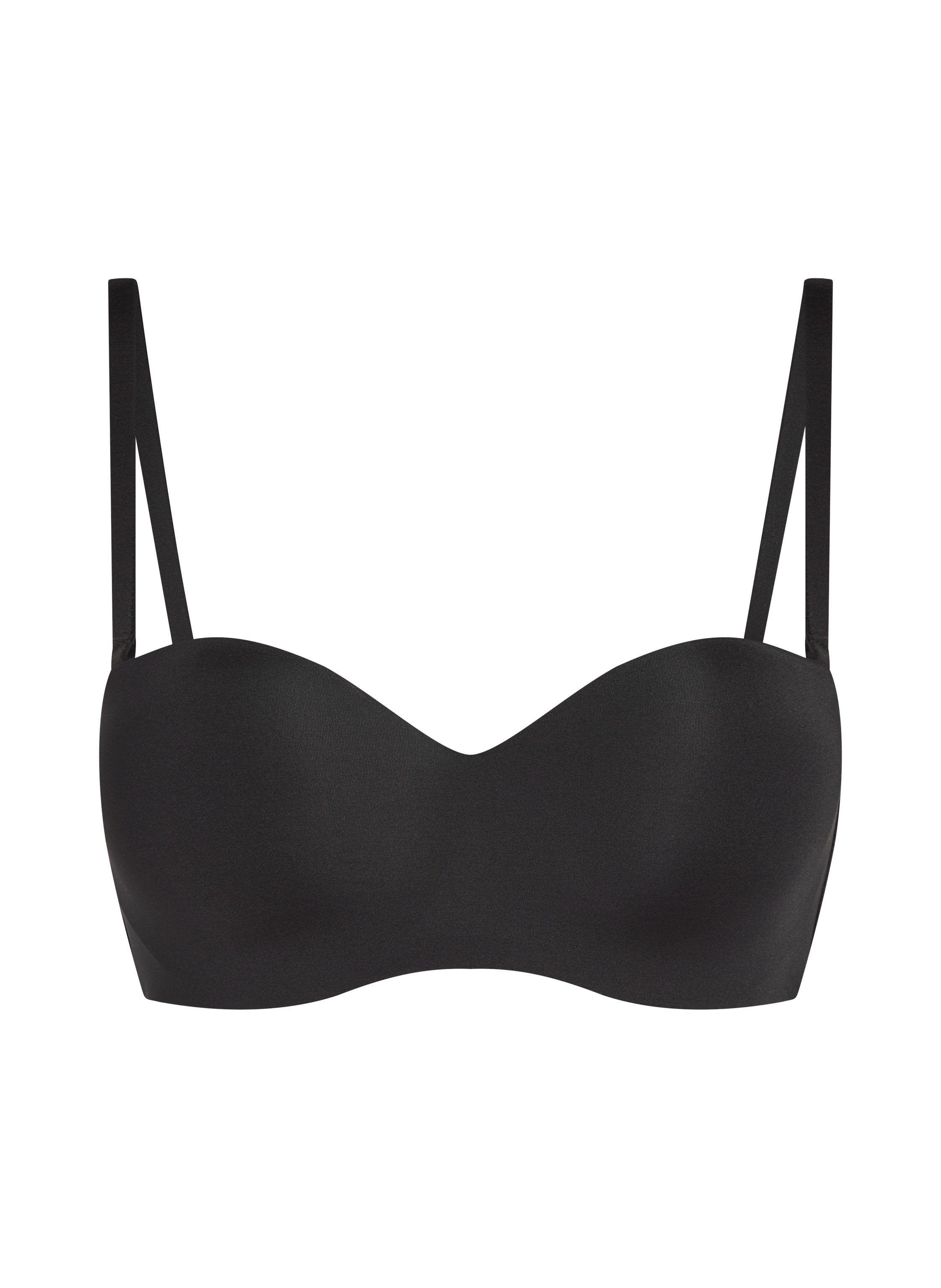 Hunkemoller_Smooth Padded Underwired Strapless Push-Up Bra in Different Cup Sizes_206740_Caviar_08