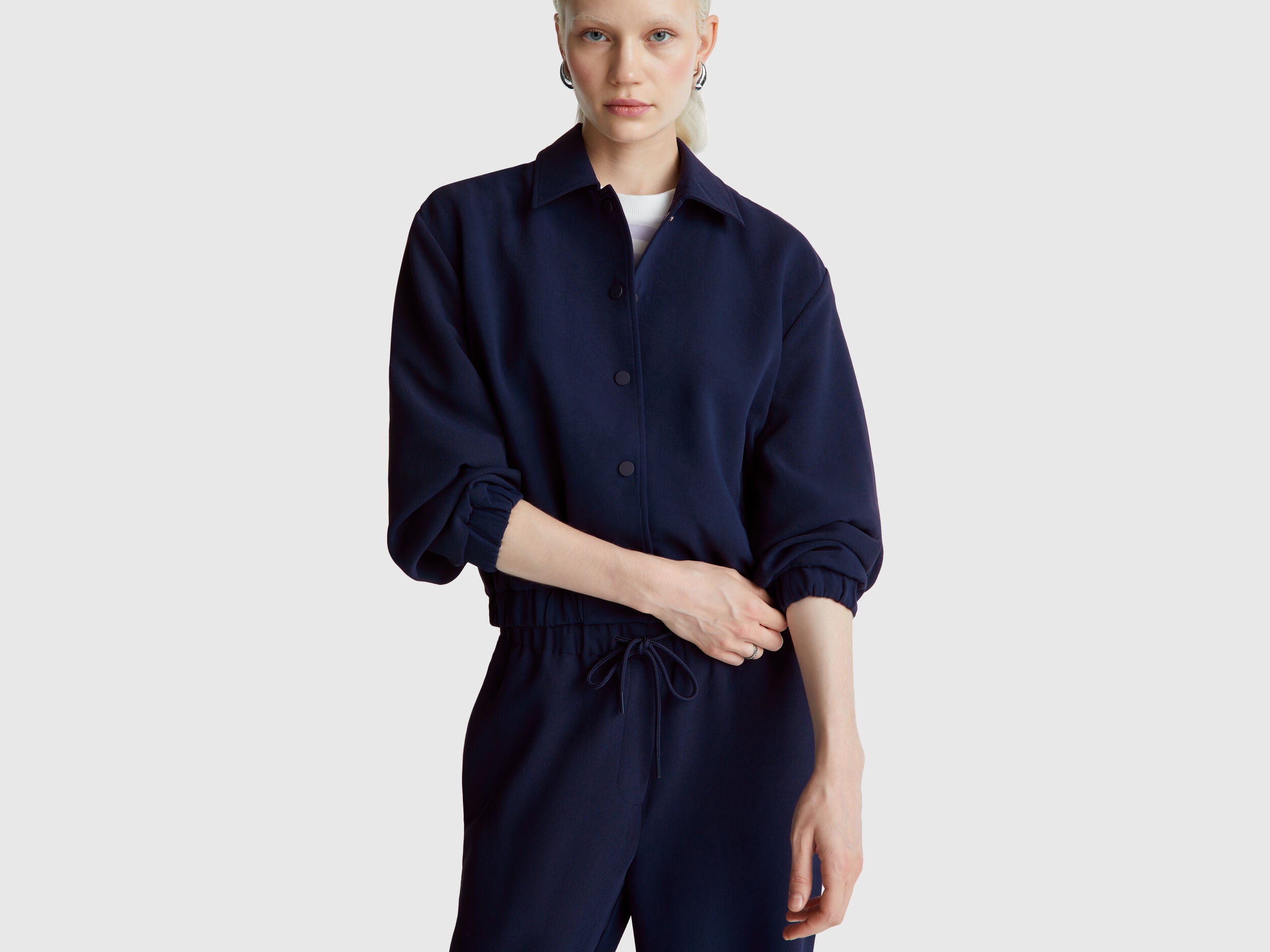 Benetton_Dark Blue_Regular Fit Bomber Jacket_20A6DN085_252_01