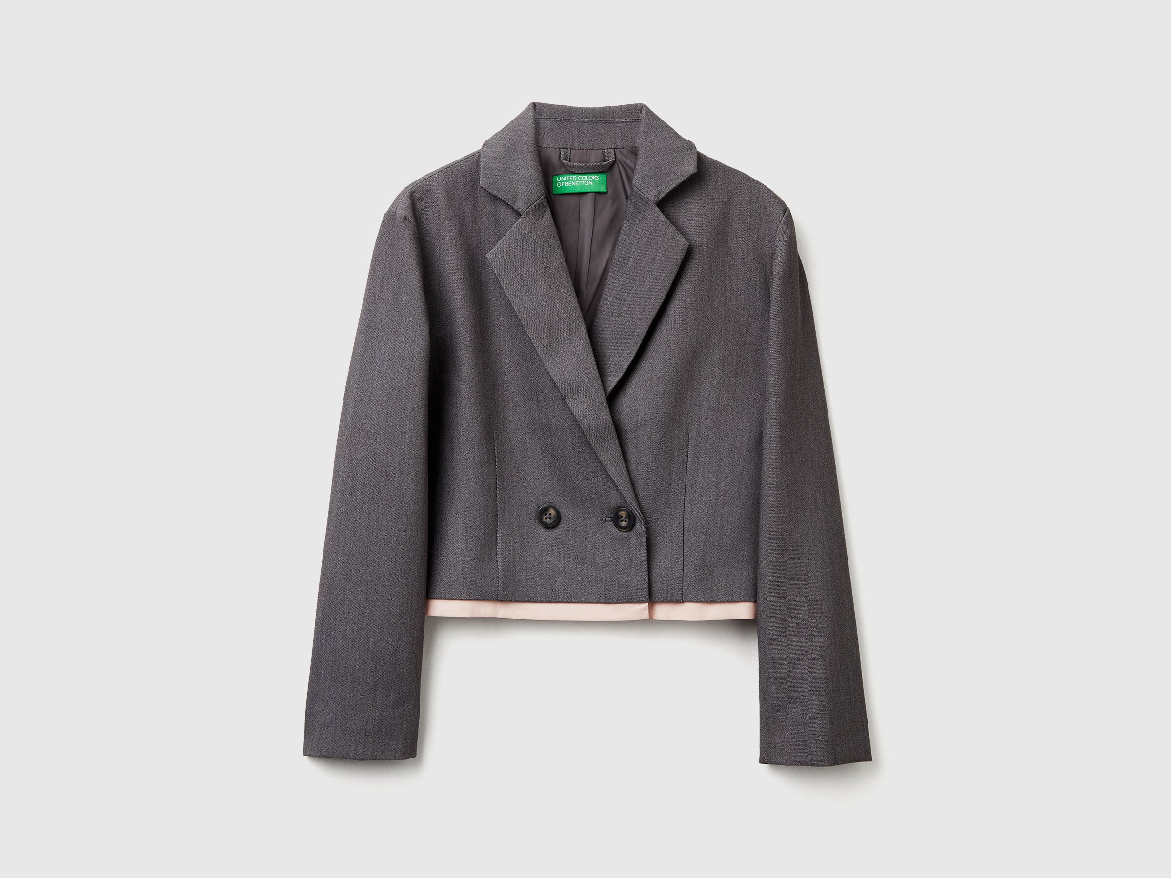 Benetton_Dark Gray_Boxy Fit Double-Breasted Blazer_20ZBCW00M_507_01