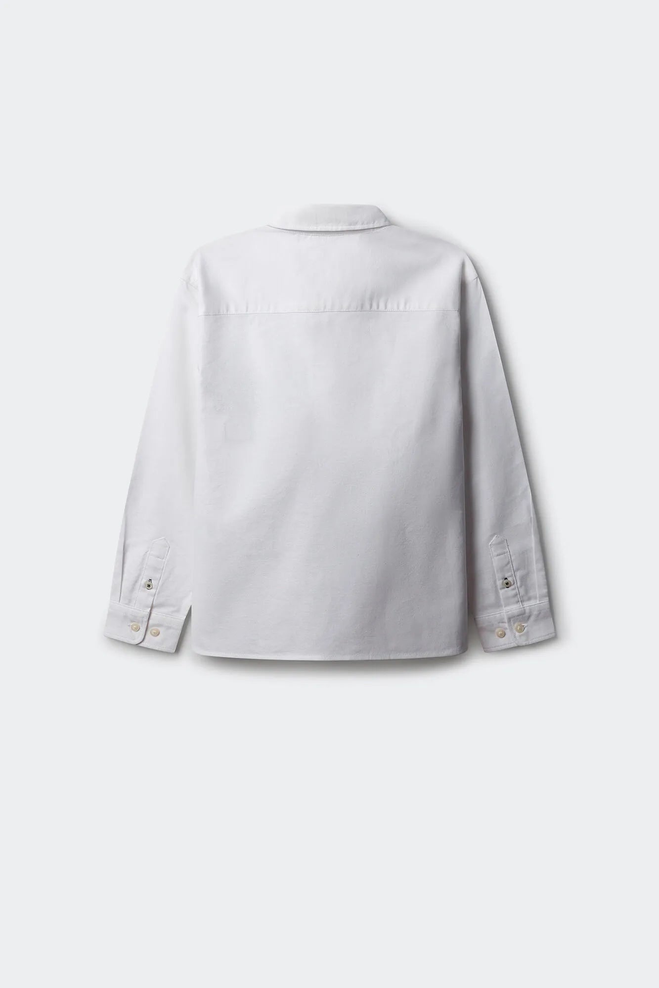 Springfield_White_Oxford Patch Shirt For Boys_2122163_99_03