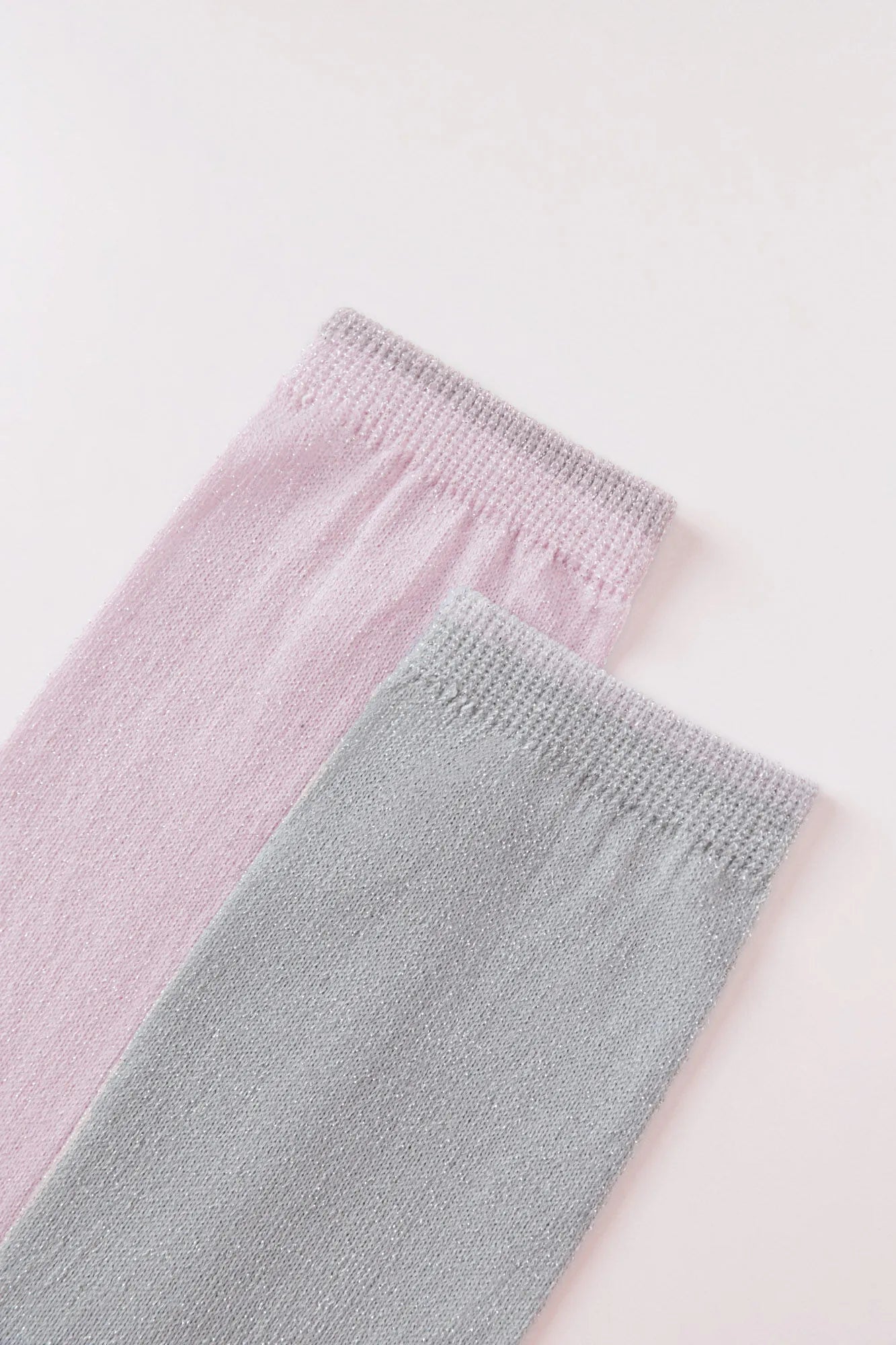 Women Secret_Pink_Pack of 2 Pink and Grey Lurex Socks_2142586_71_02