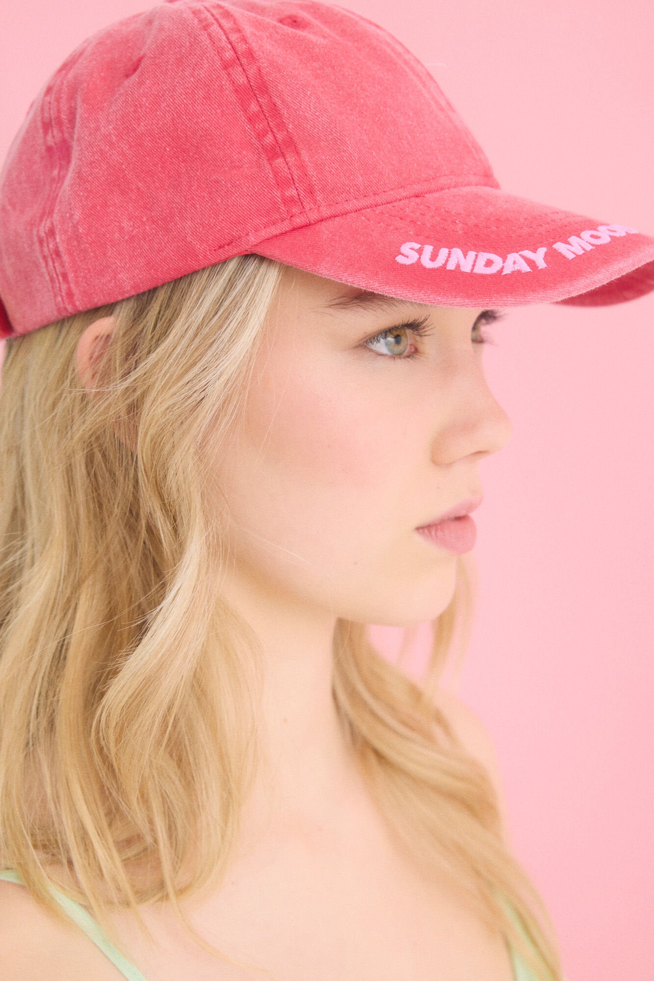 Women Secret_Pink Adjustable Cotton Cap_2149034_73_02