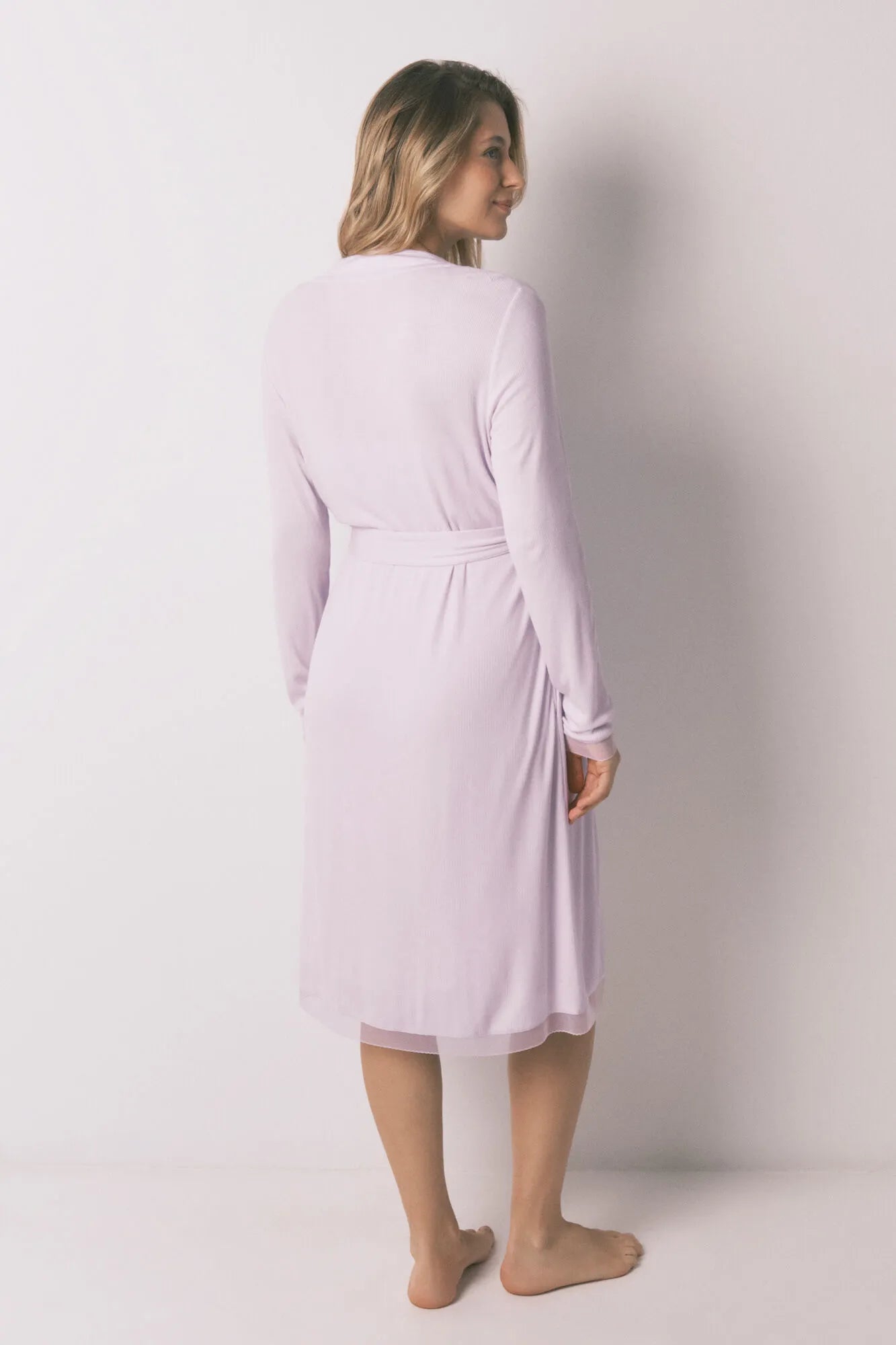 Women Secret_Purple/Lilac_Lilac Ribbed Midi Maternity Robe_2173140_75_05