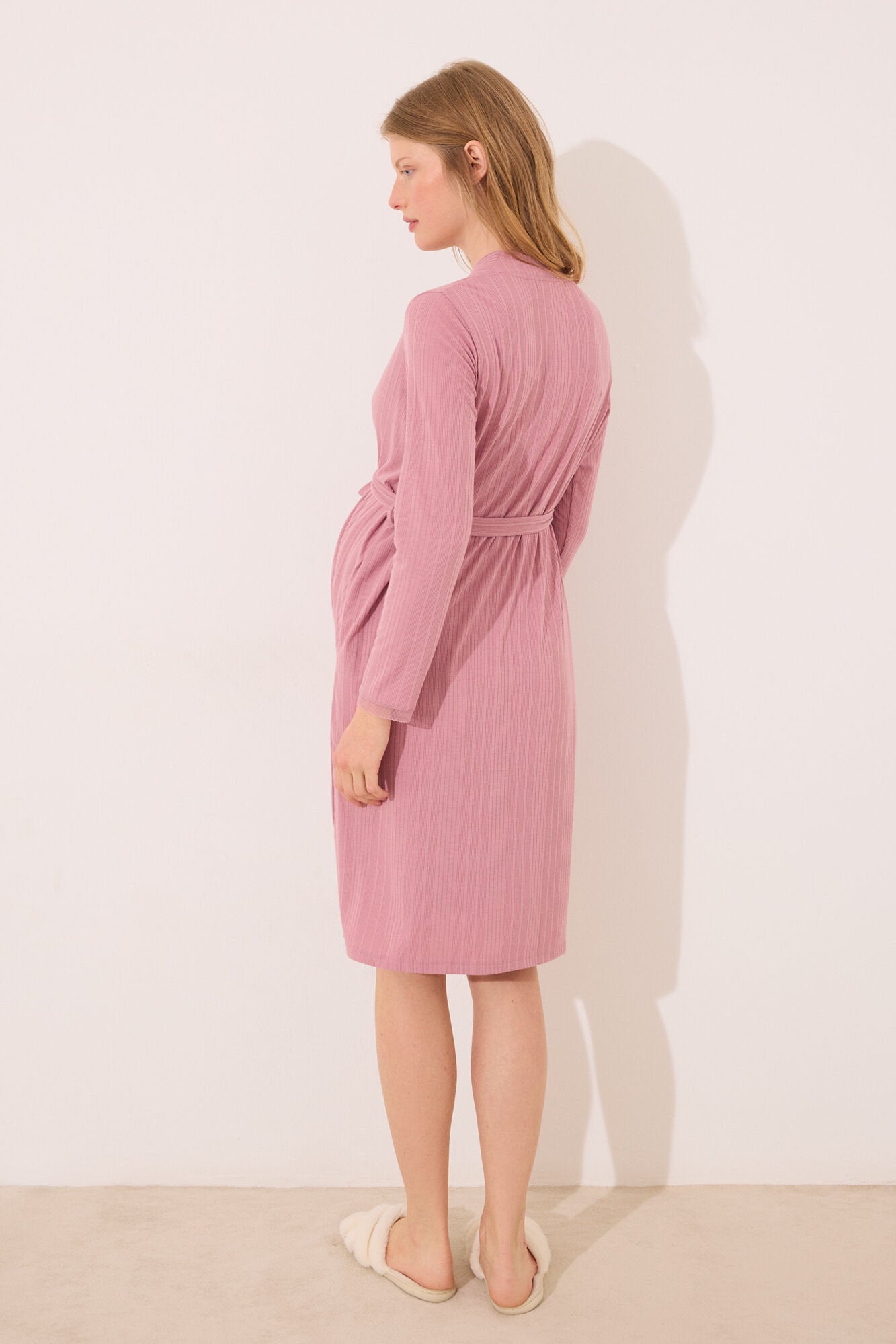 Women Secret_Pink "Maternity" Pointelle Midi Robe_2179122_72_06