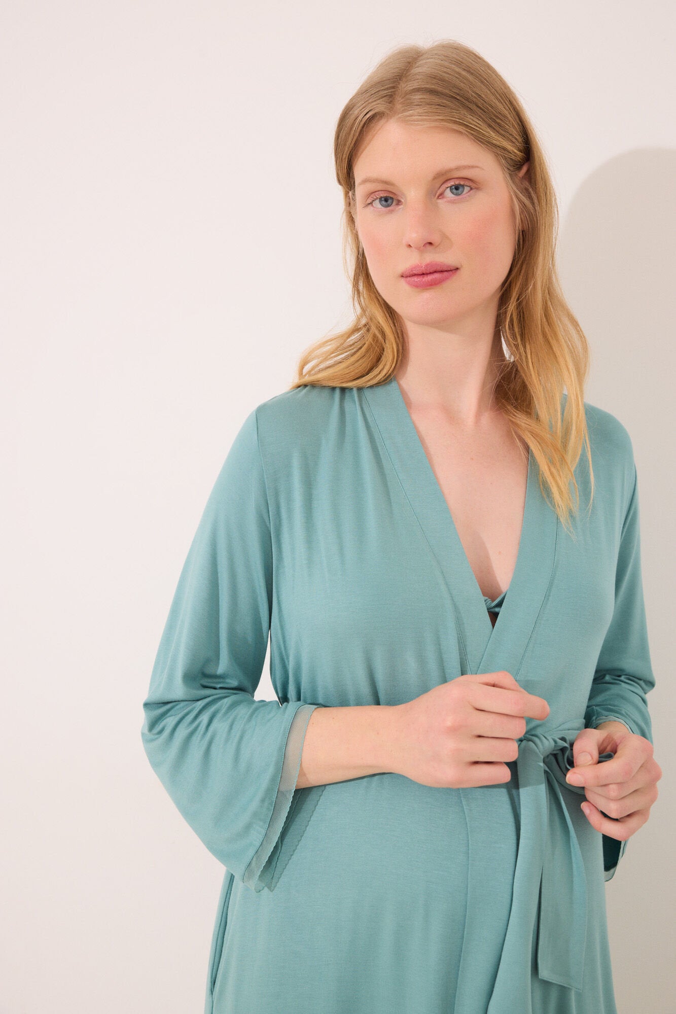 Women Secret_Green "Maternity" Robe_2179126_21_02