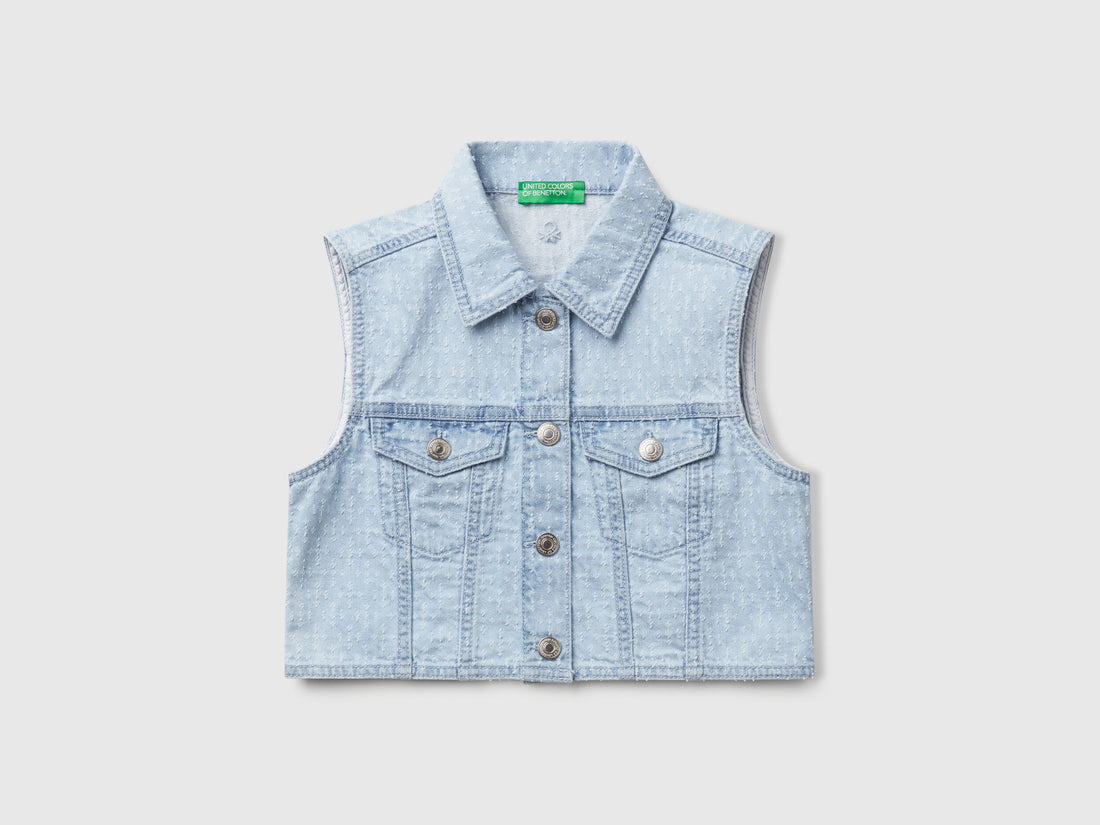 Benetton_Denim Vest_22P6CJ011_901_01