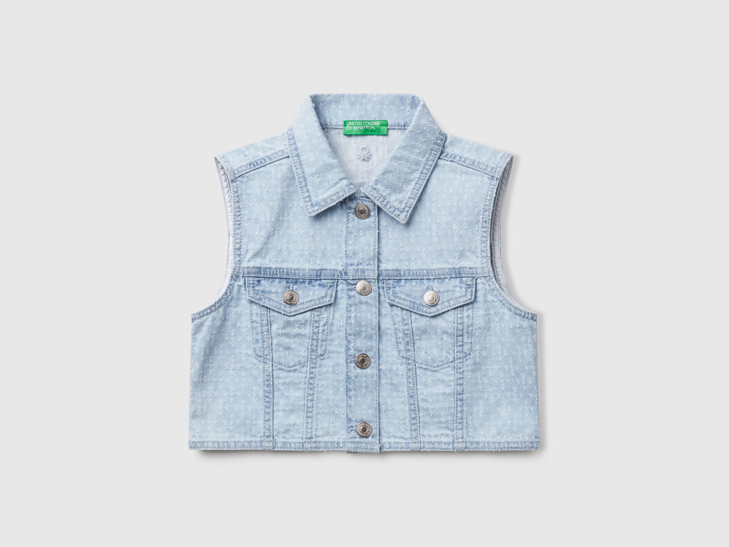 Benetton_Denim Vest_22P6CJ011_901_01