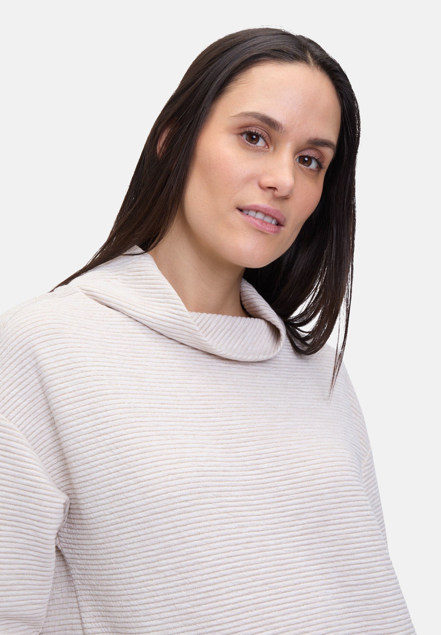 Betty Barclay_Sweatshirt with Rib Structure_2366-1181_1098_06