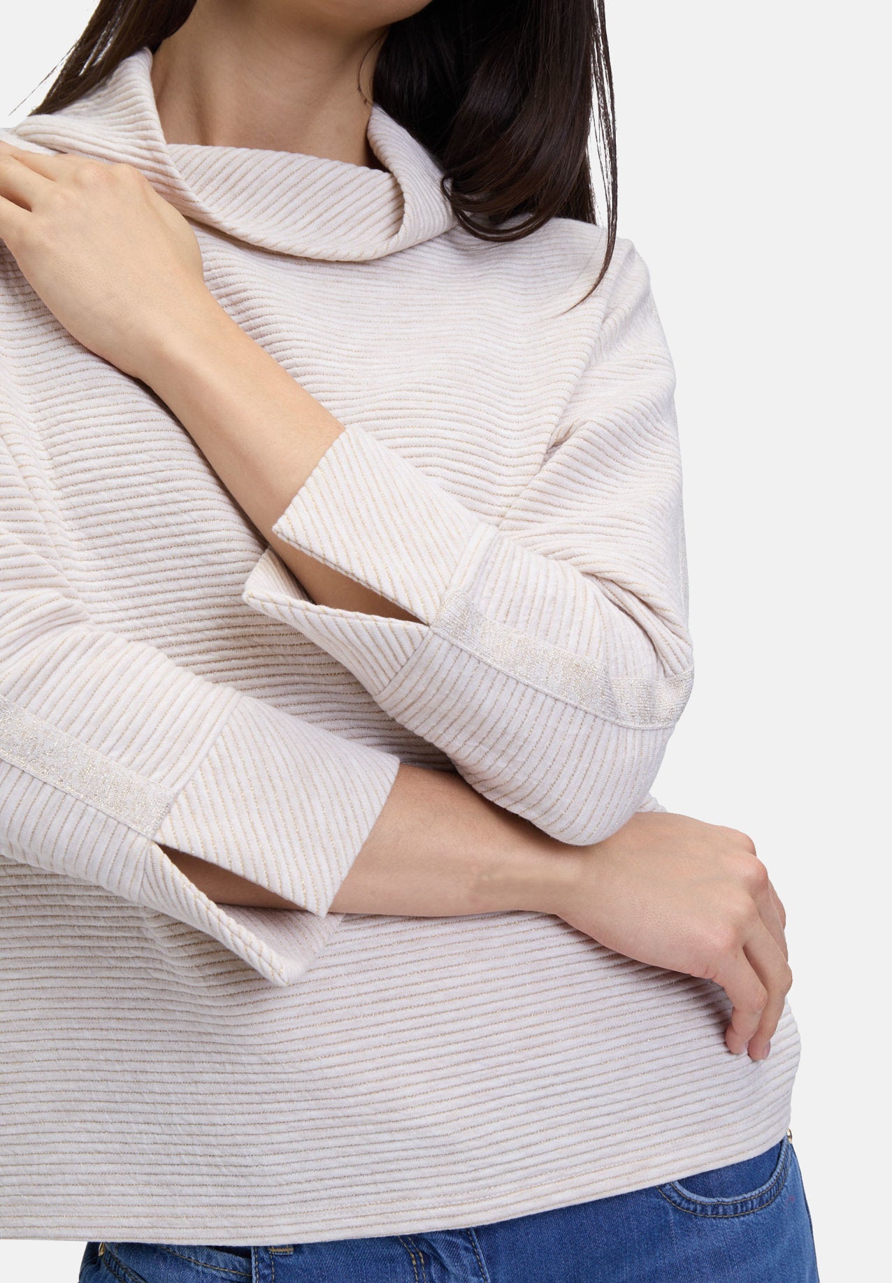 Betty Barclay_Sweatshirt with Rib Structure_2366-1181_1098_07