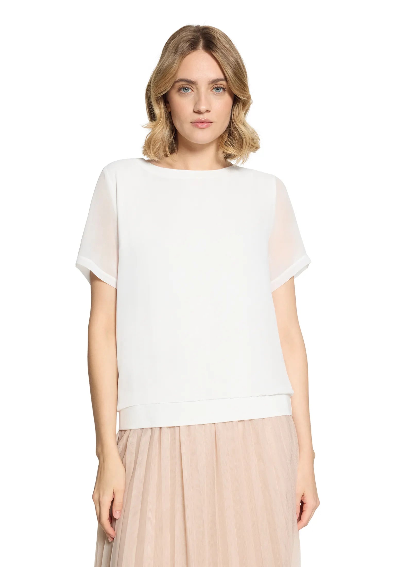 Betty Barclay Offwhite Women Shirt Short 1/2 Sleeve SKU: 2428-3318_1014 Image 01